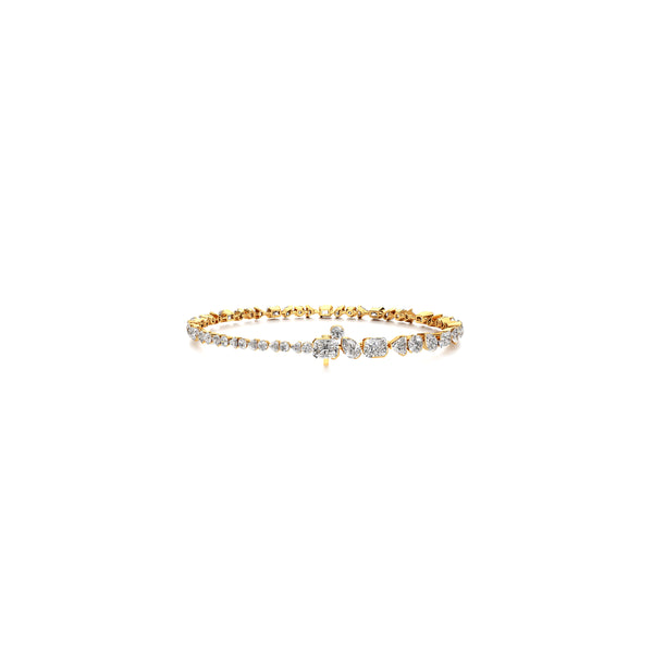 Unsaid - Meta Tennis Bracelet - (Diamond)