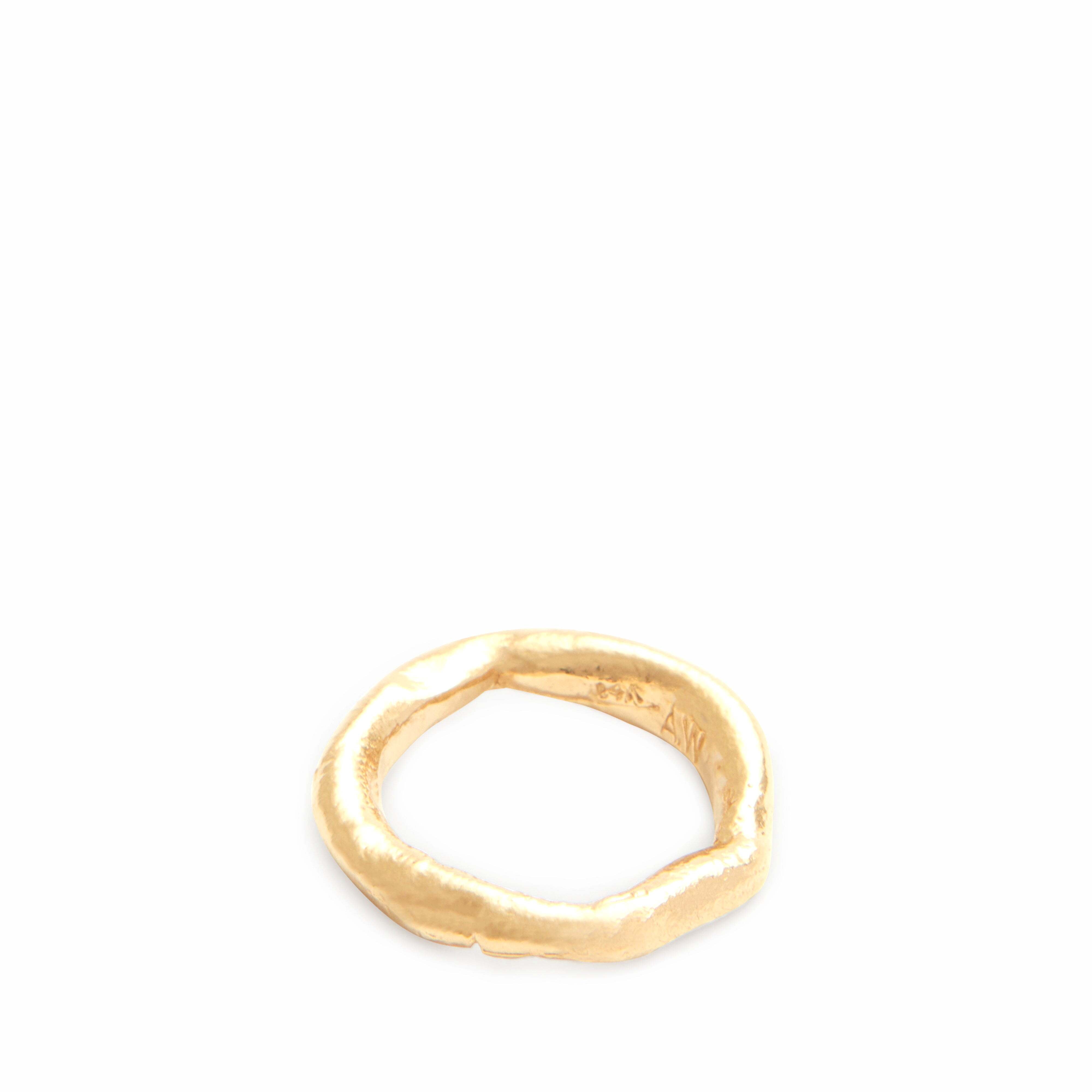 Alice Waese - Simple Wavy Ring - (Gold) – DSMNY E-SHOP