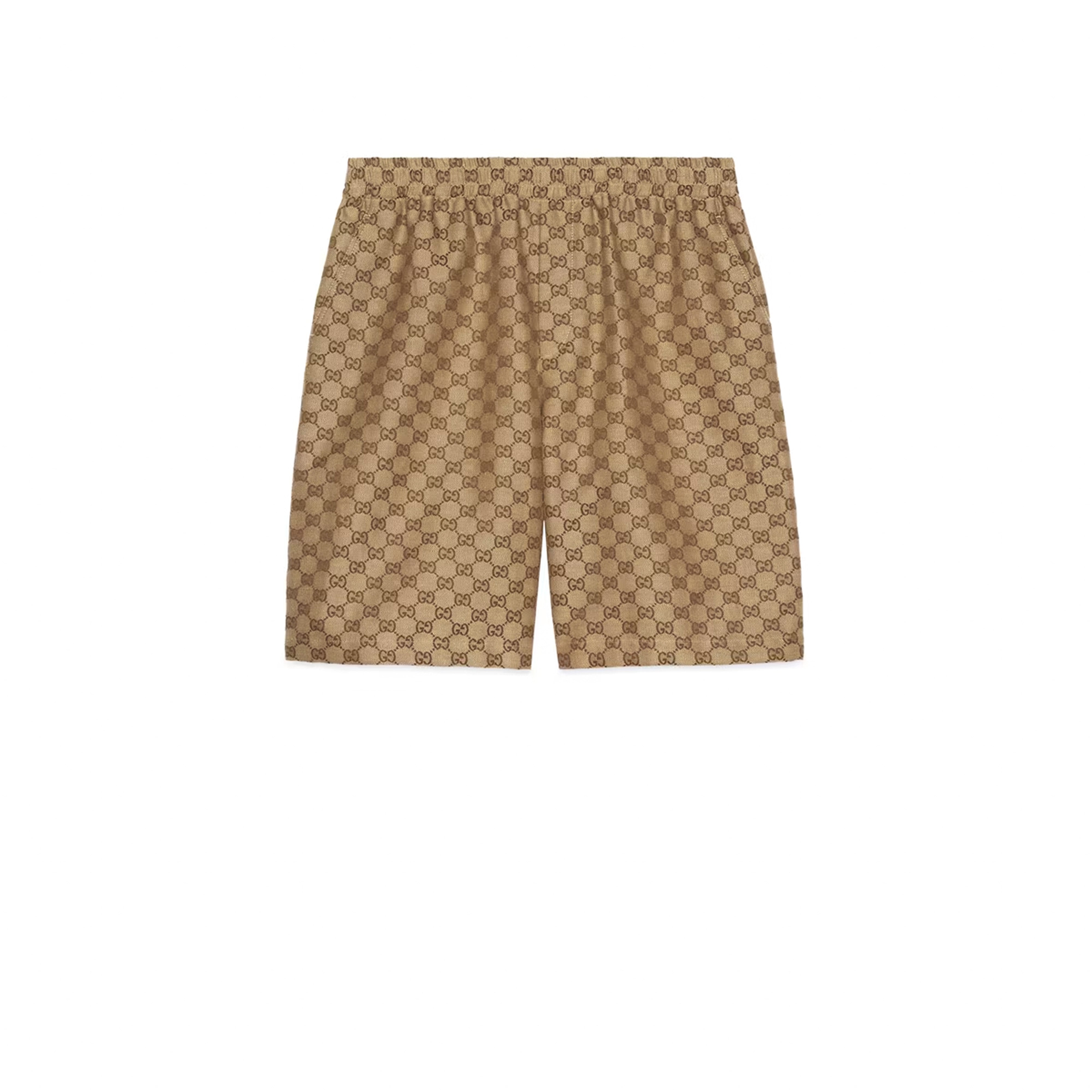 Gucci - Men's GG Supreme Linen Shorts - (Beige/Ebony) – DSMNY E-SHOP