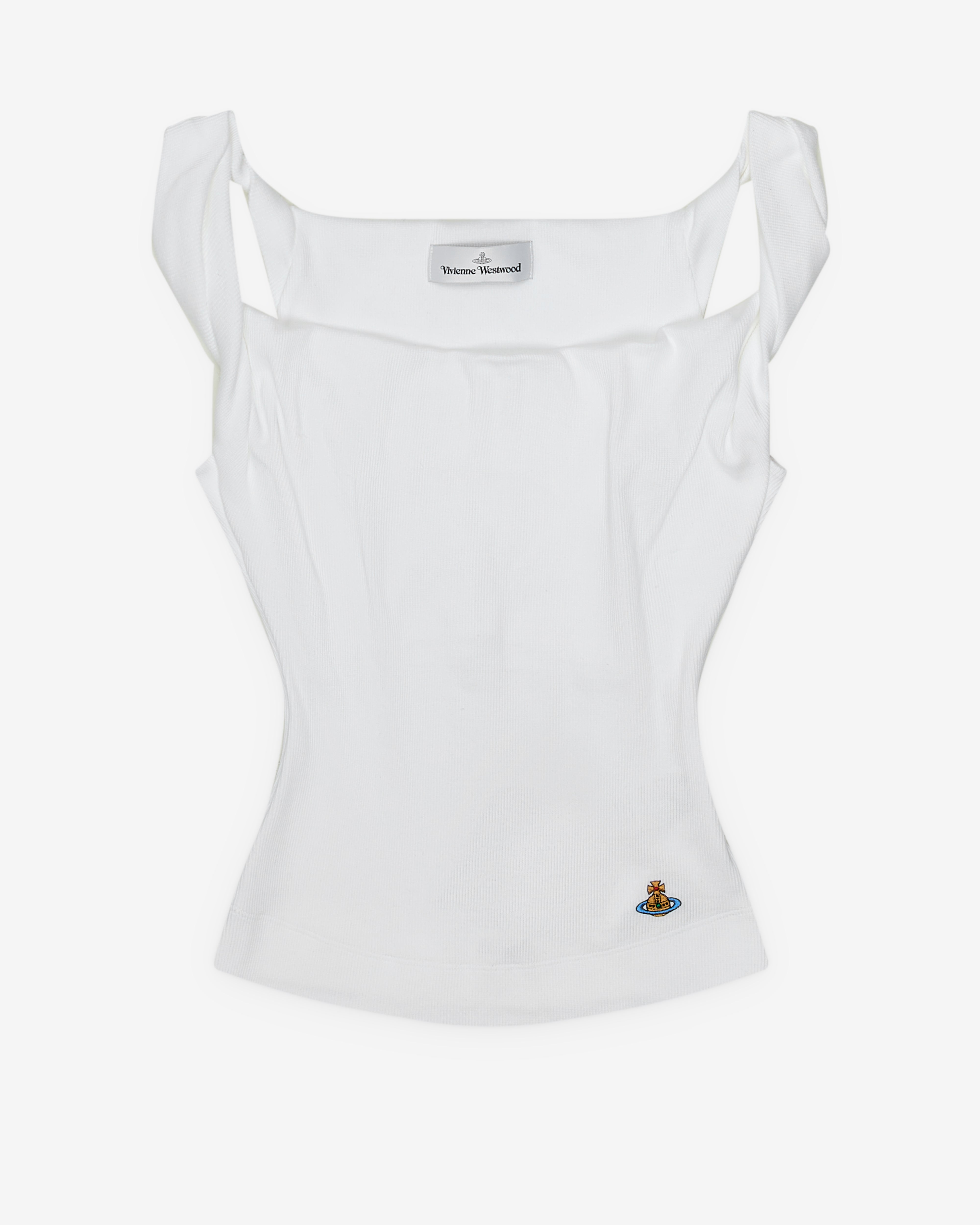 Vivienne Westwood: Women's Anna Top (White) | DSMNY E-SHOP