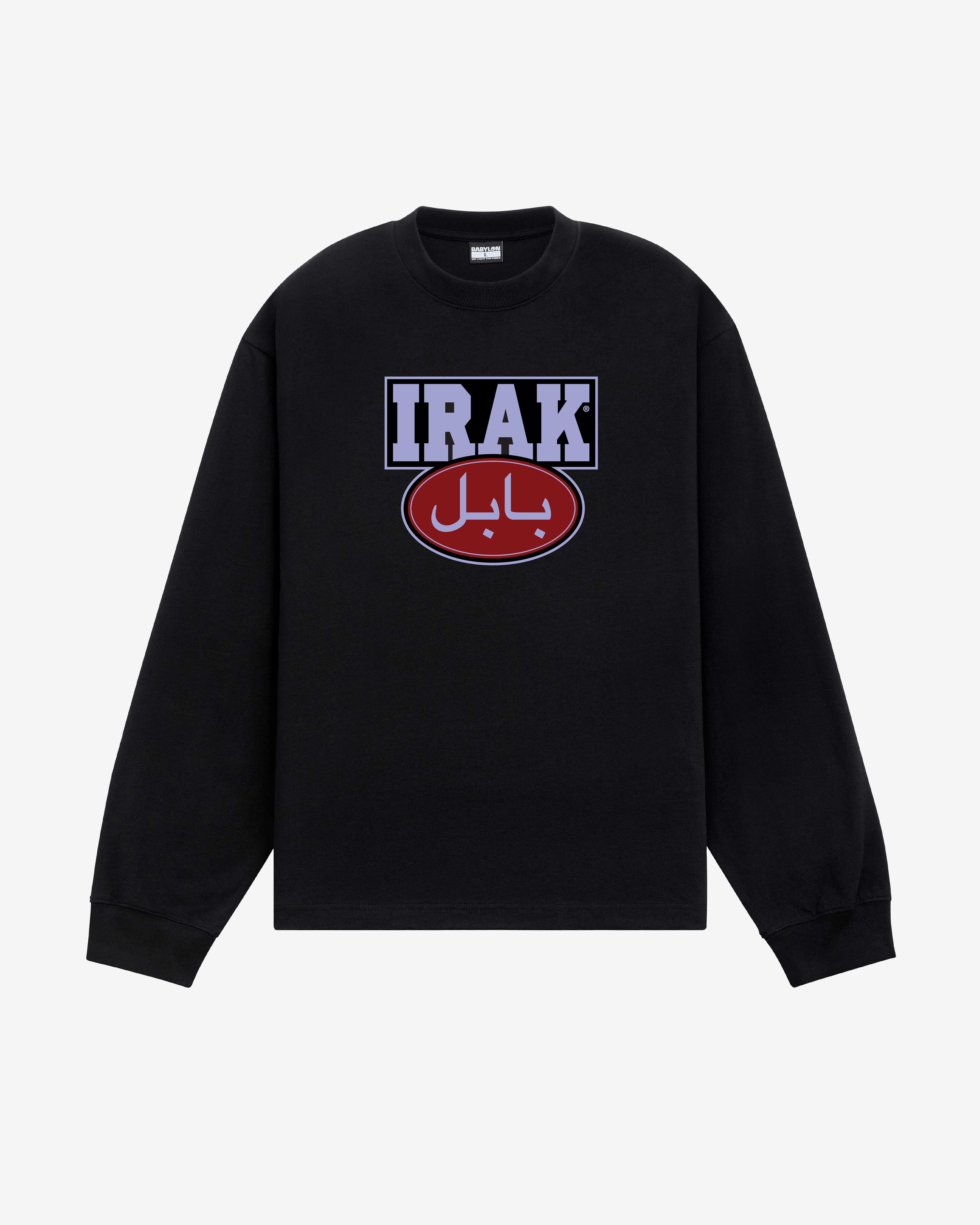 Irak: Babylon Men's Is A City Long Sleeve (Jet Black) | DSMNY E-SHOP