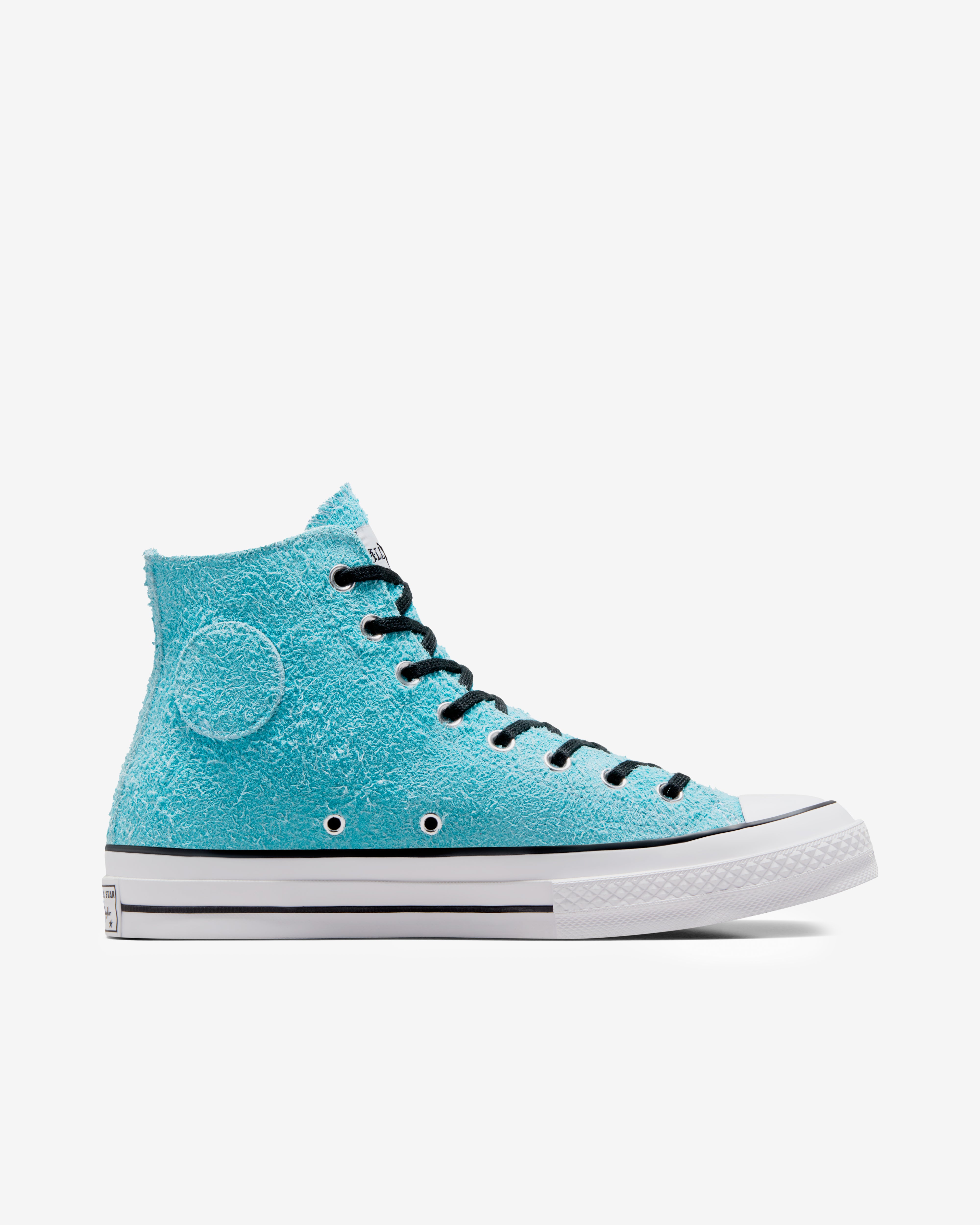 Converse: Stüssy Chuck 70 Hi Sneakers (Sky Blue) | DSMNY E-SHOP