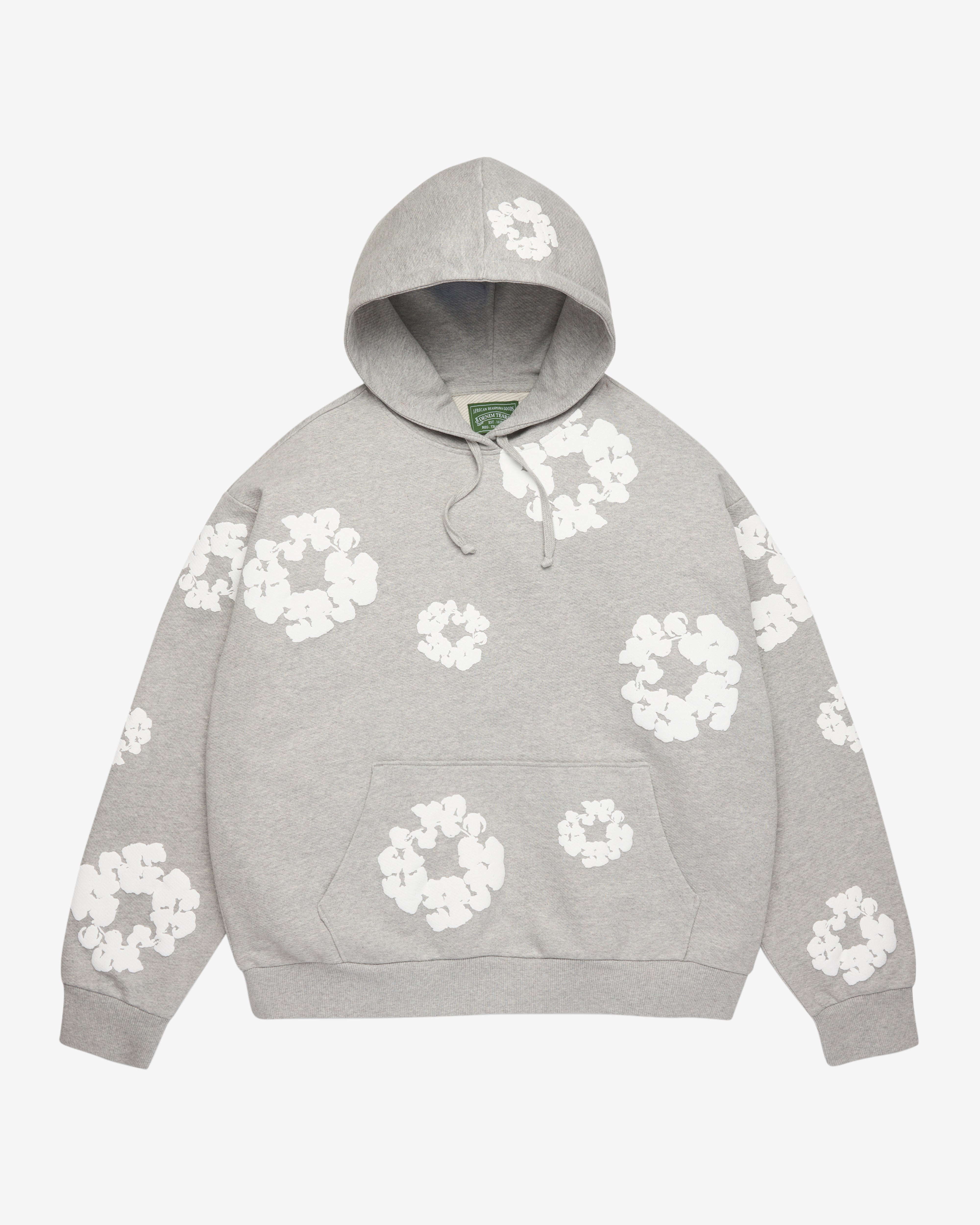 h*様 denim tears グレーcotton正規品 S Denim Tears: Men's Cotton Wreath Hoodie (Grey) | DSMNY E-SHOP