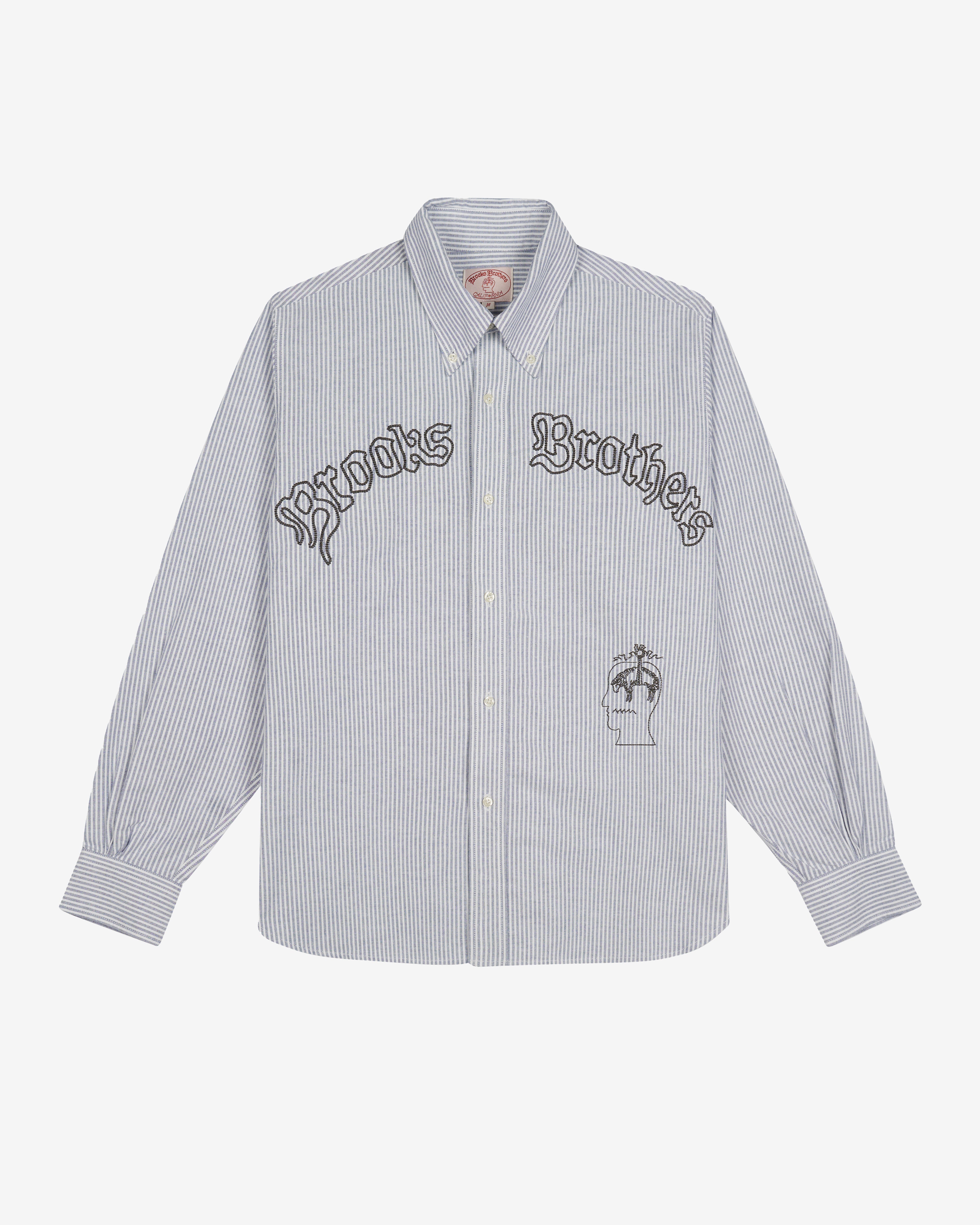Brain Dead: Brooks Brothers Men's California Embroidered Stripe