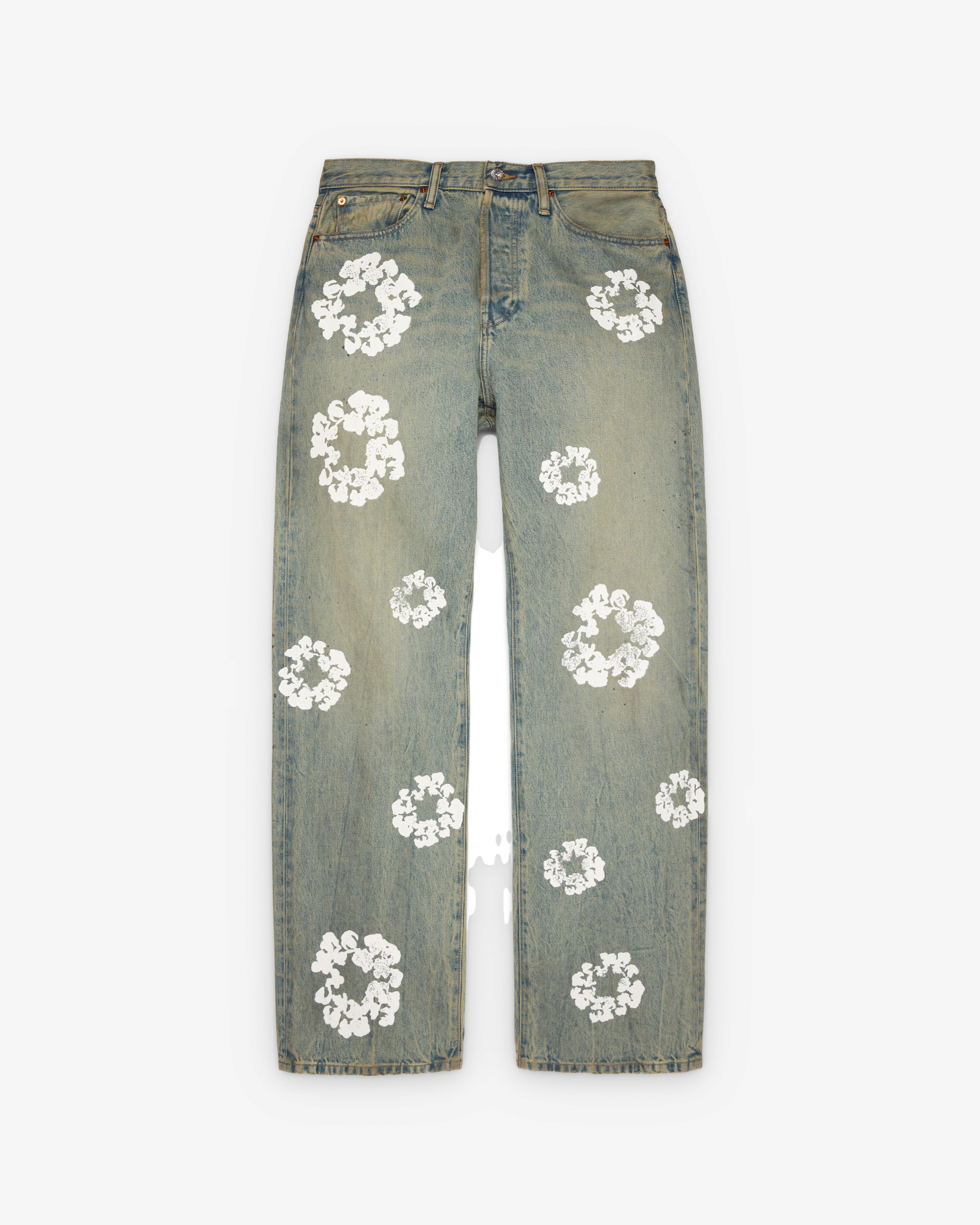 パンツ DENIM TEARS S Denim Tears: Men's Baggy Denim Pants (Dirty Wash) | DSMNY E-SHOP