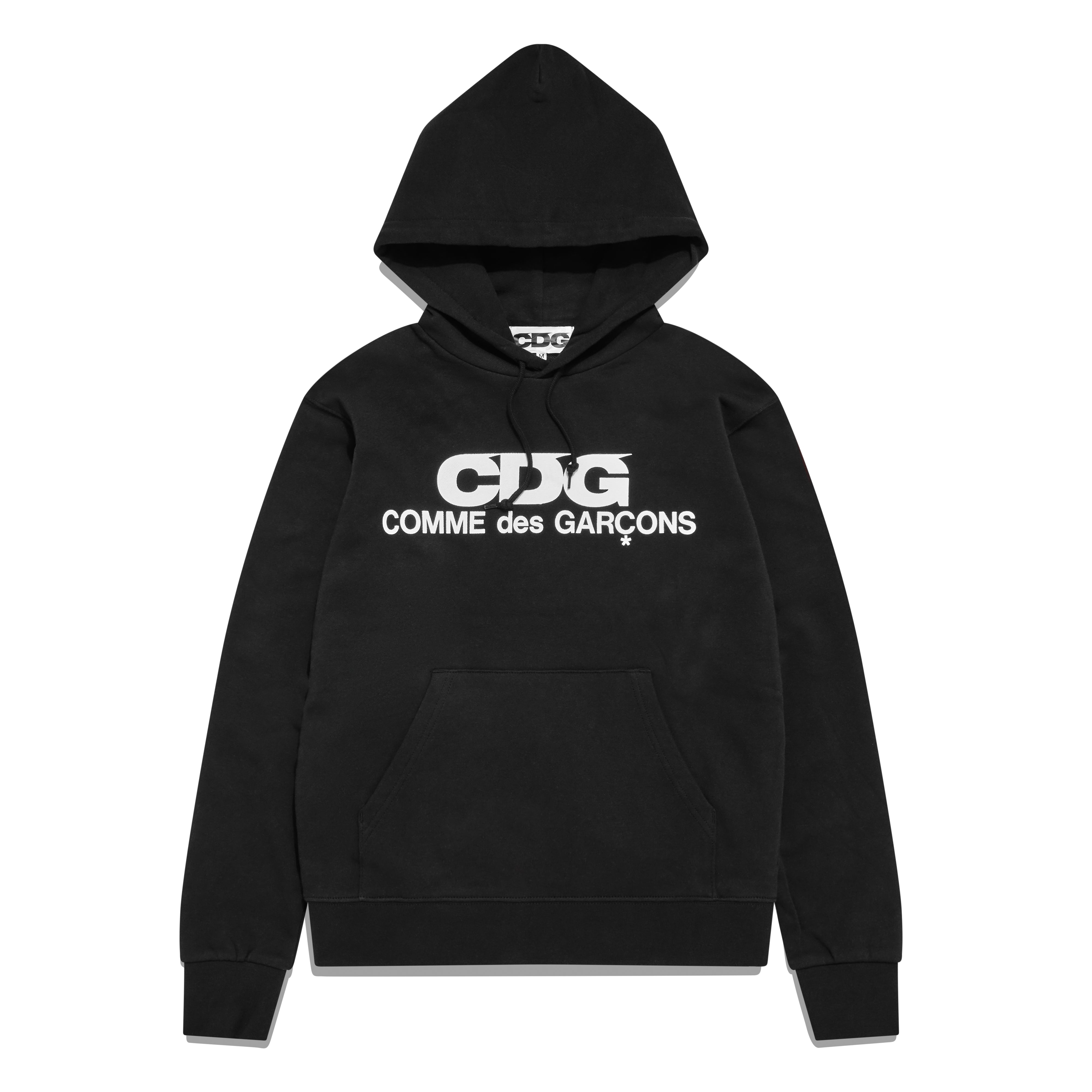 Cdg hoodie black on sale