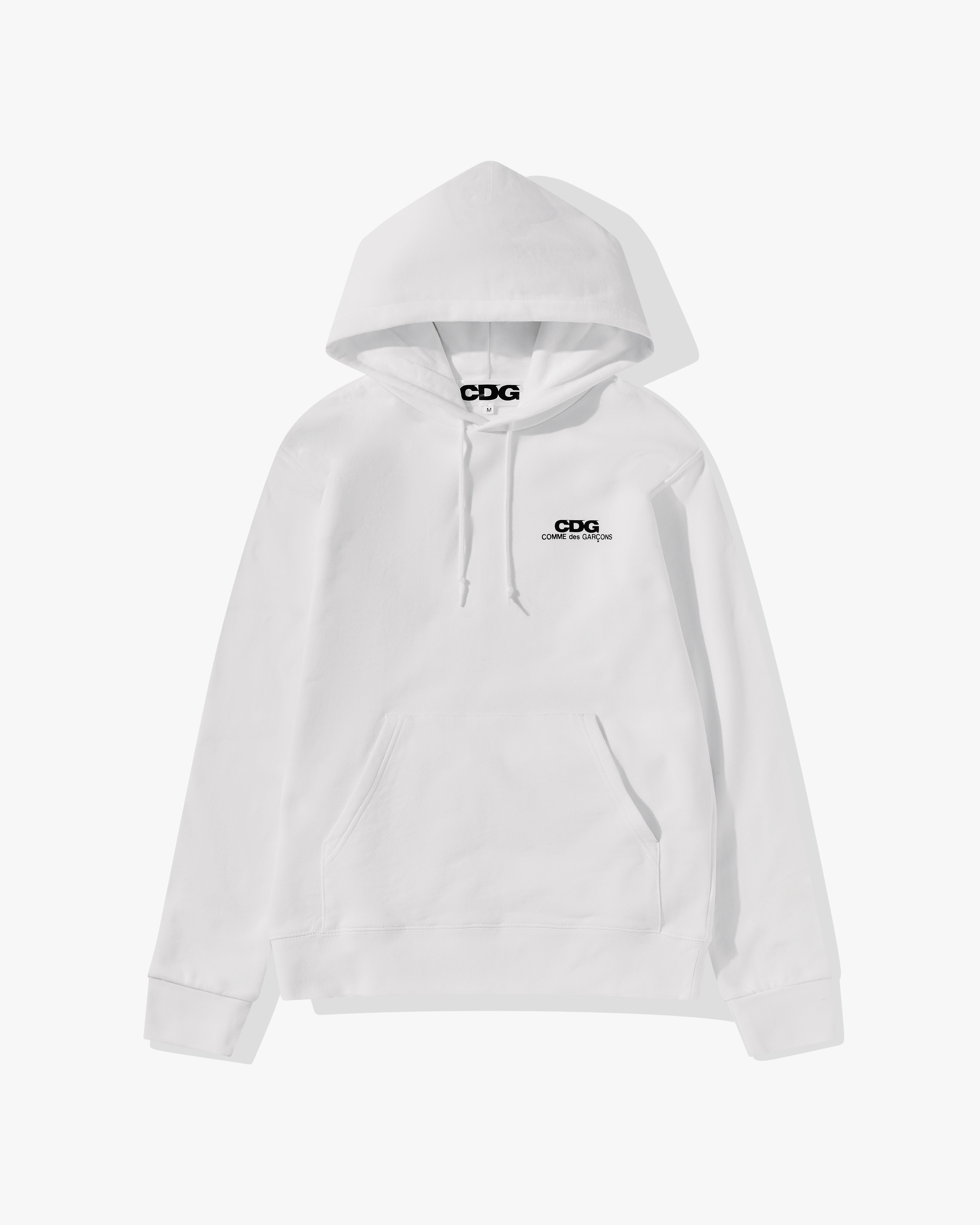 CDG - Logo Hooded Sweatshirt - (White)