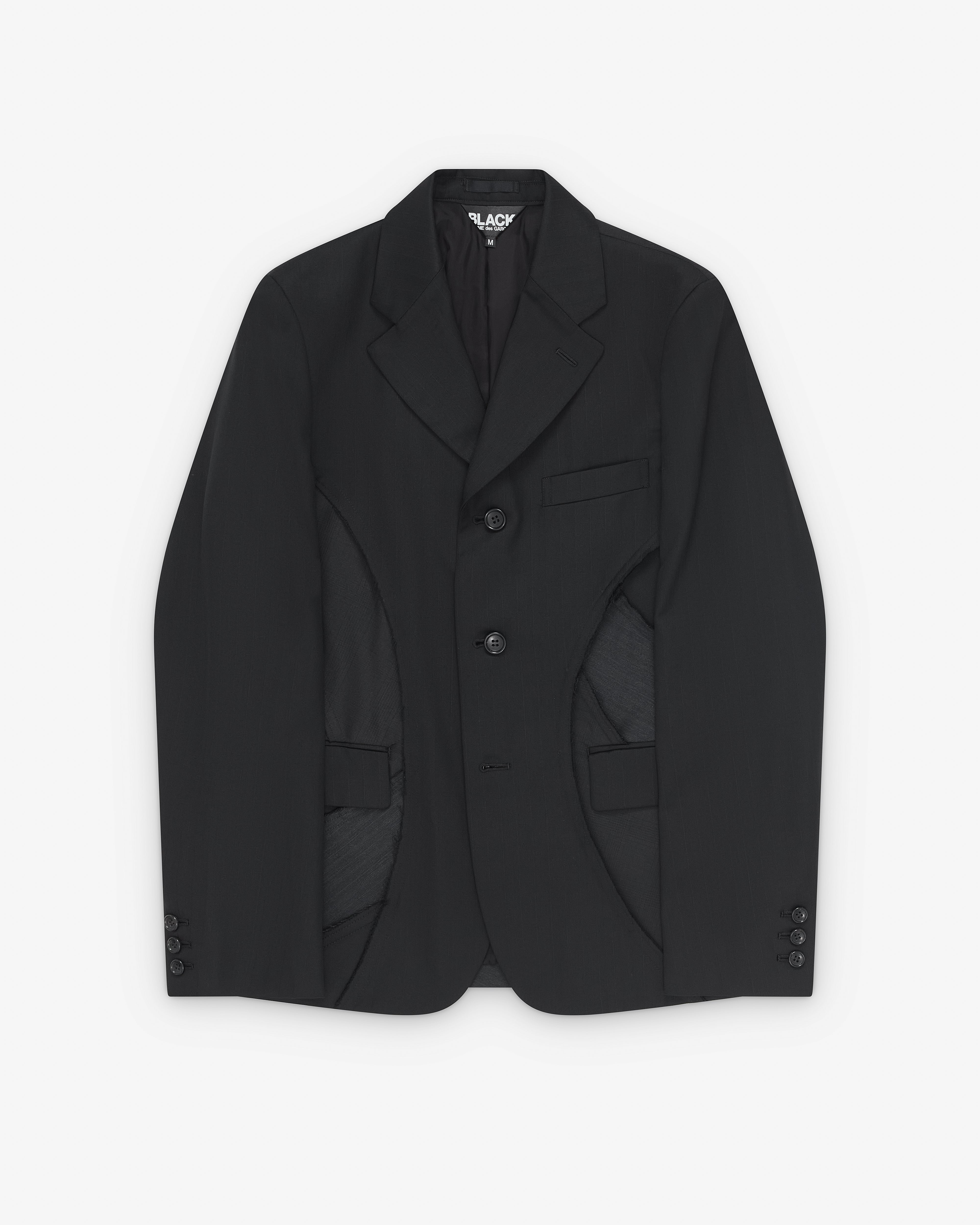 BLACK COMME des GARCONS ジャケット Black Comme des Garçons: Deconstructed Tailored Jacket (Black