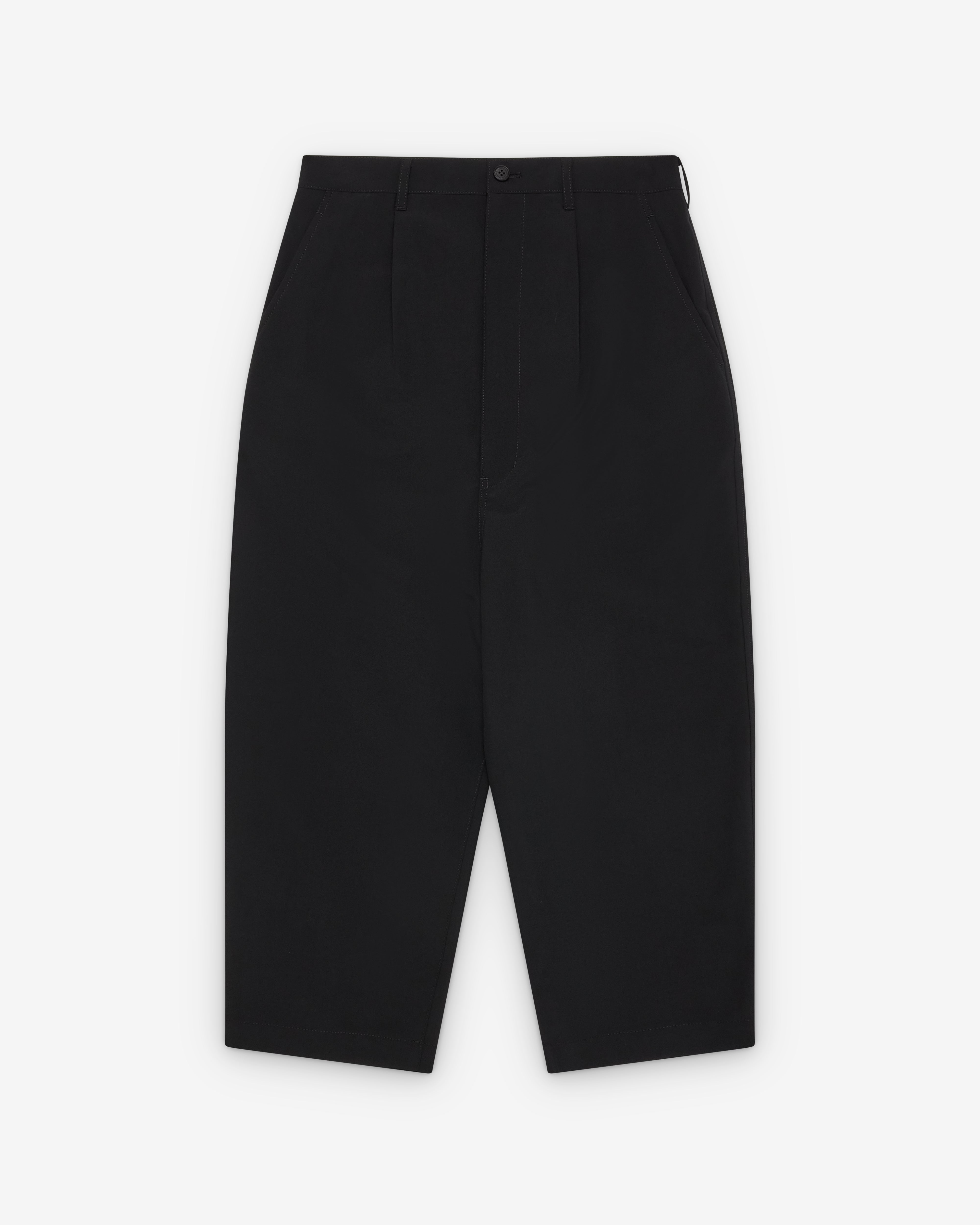 CDG Homme: Men's Wool Trousers (Black) | DSMNY E-SHOP