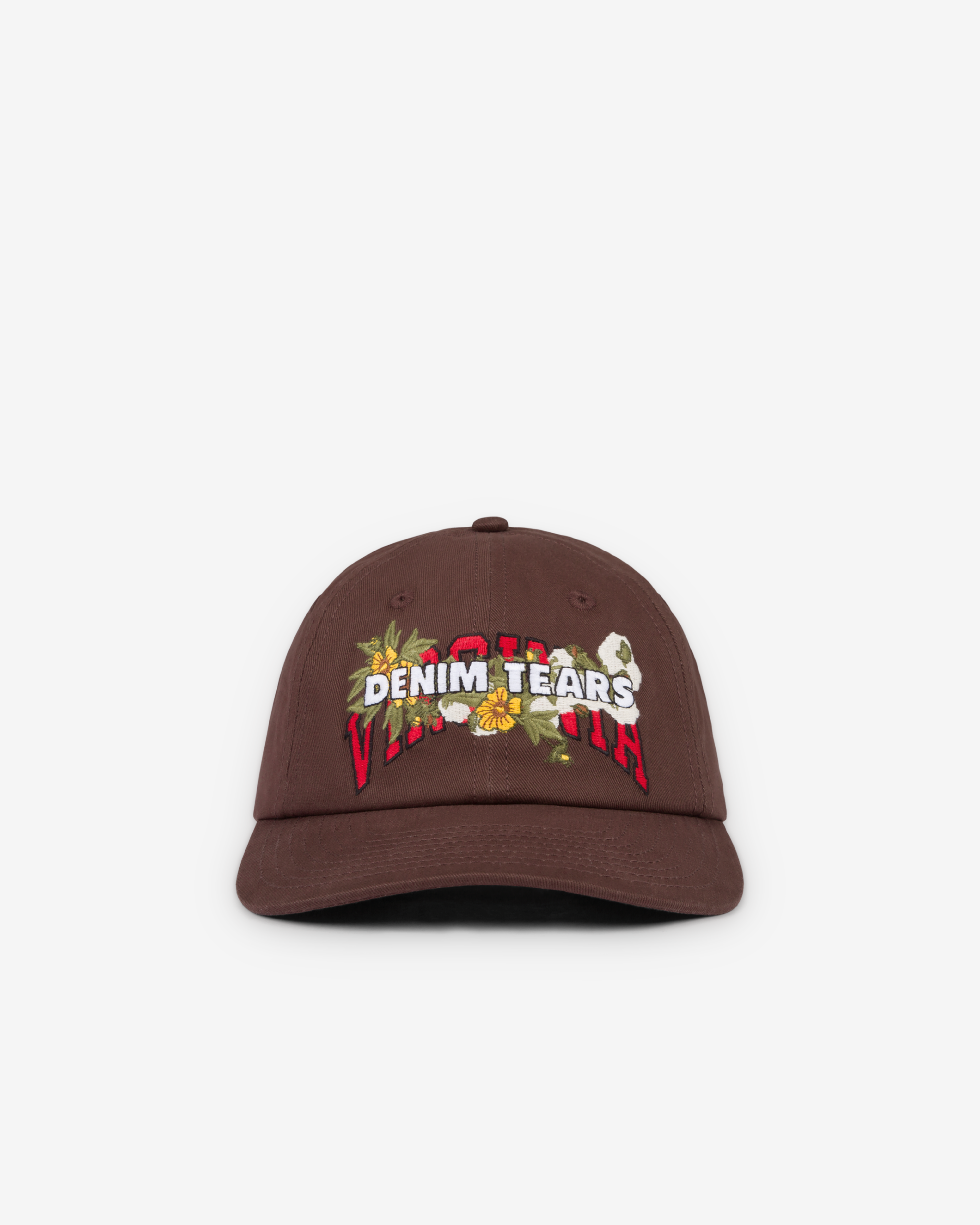 Denim Tears: Men's Virginia Tears Cap (Brown) | DSMNY E-SHOP
