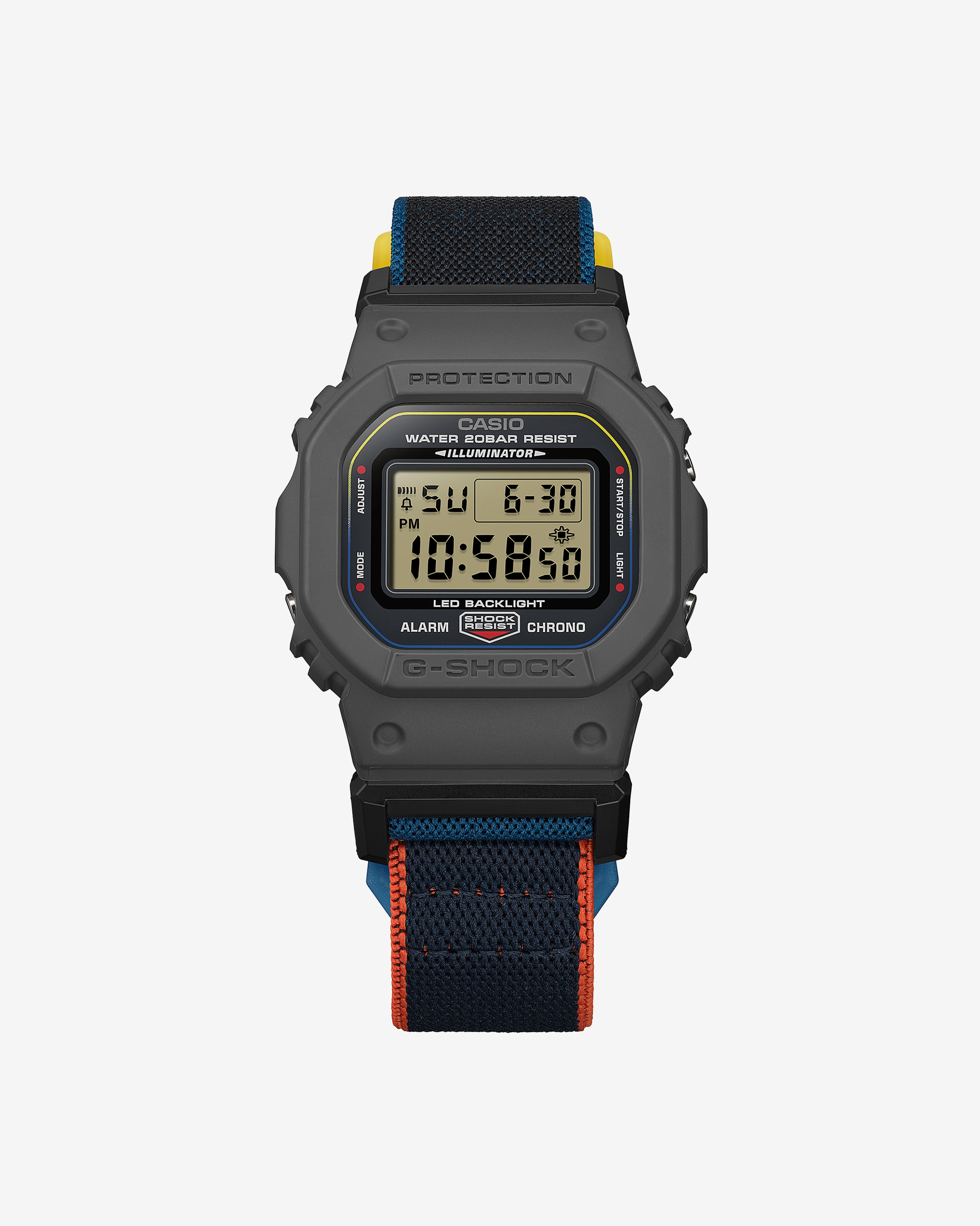G-Shock: DW5600MNC-78A2 (Grey/Orange) | DSMNY E-SHOP