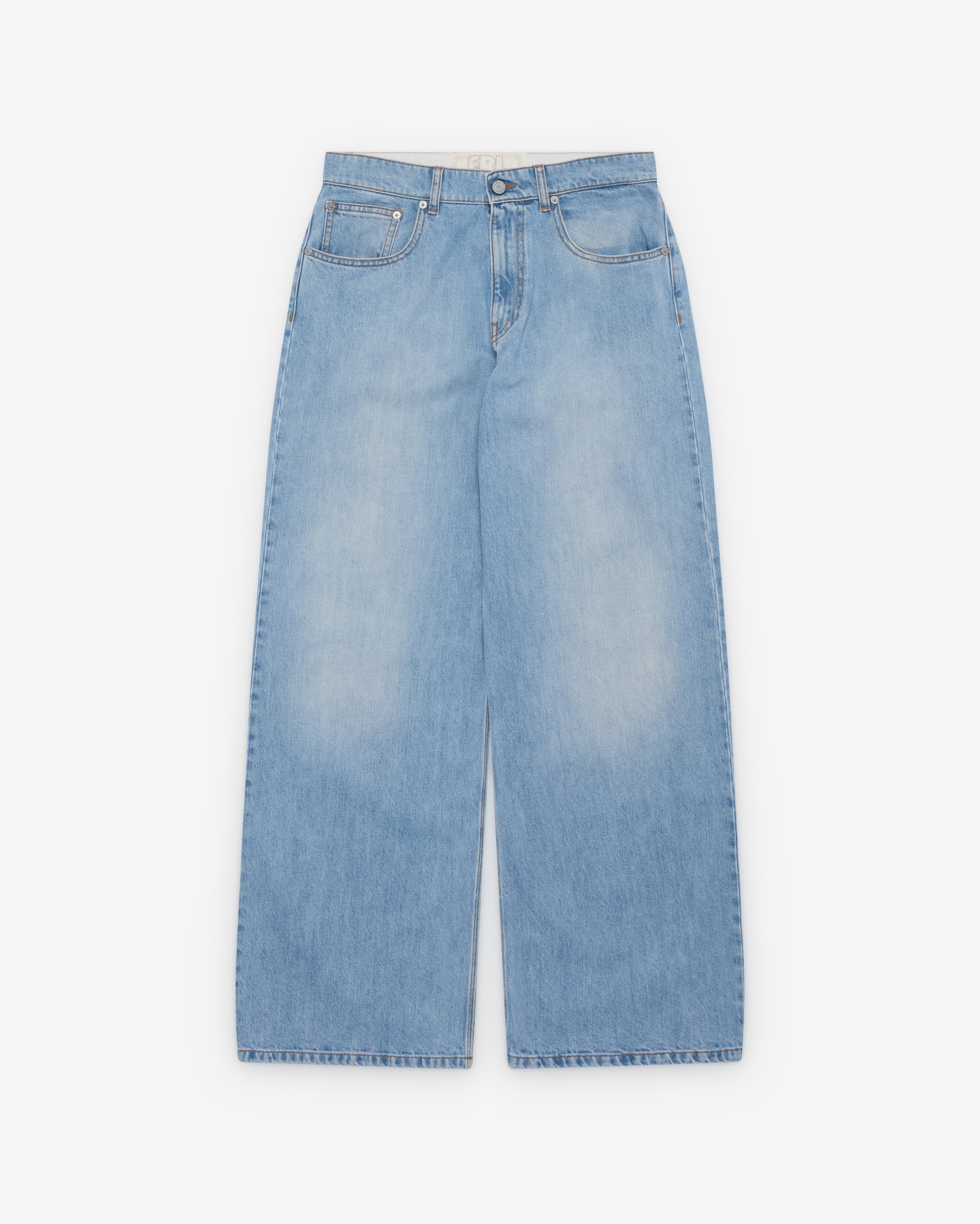 Erl: Men's Blue Jeans Woven (Blue) | DSMNY E-SHOP