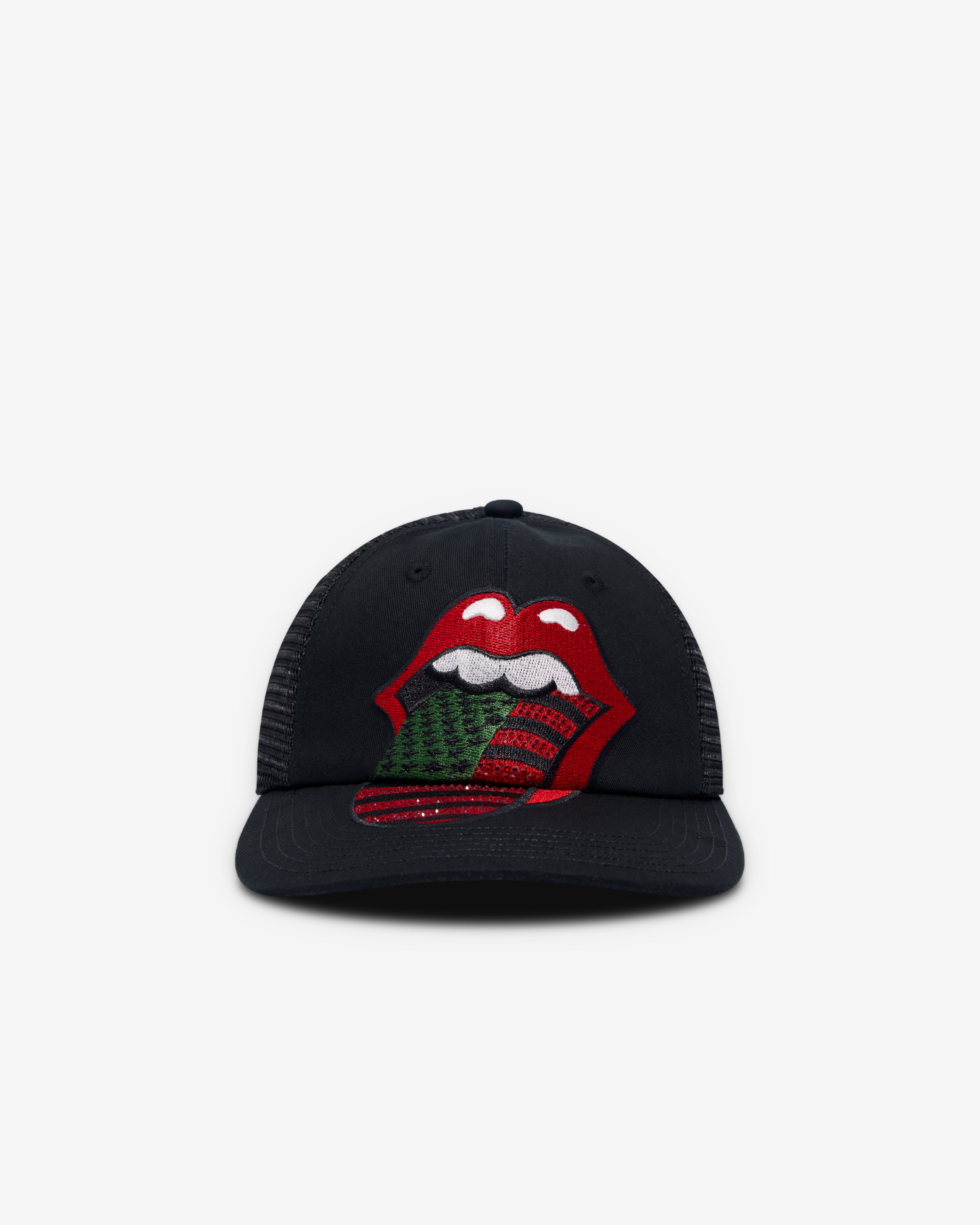 Denim Tears: Men's Rolling Stones Cap (Black) | DSMNY E-SHOP
