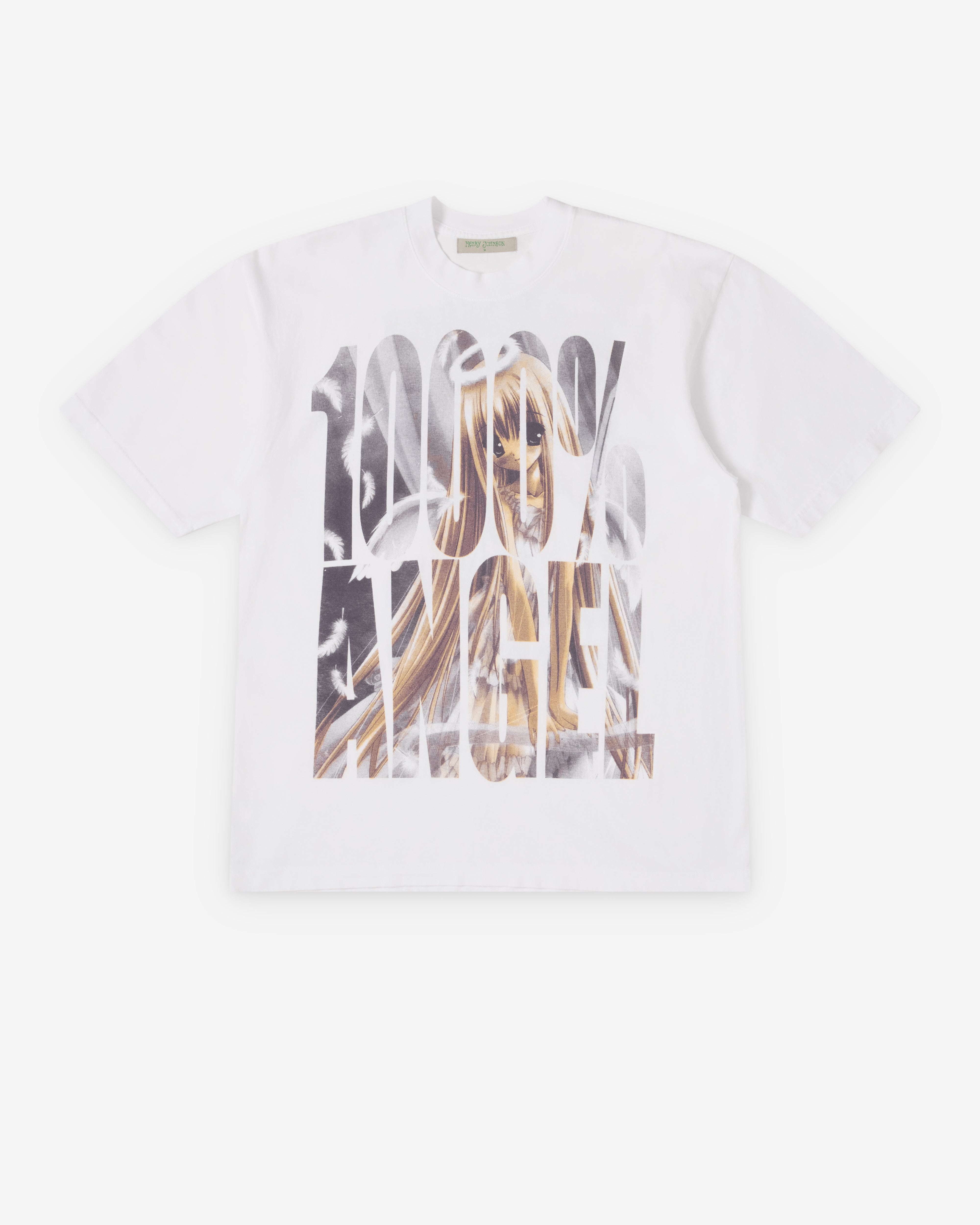 Henry Store: Men's 1000% Angel T-Shirt (White) | DSMNY E-SHOP