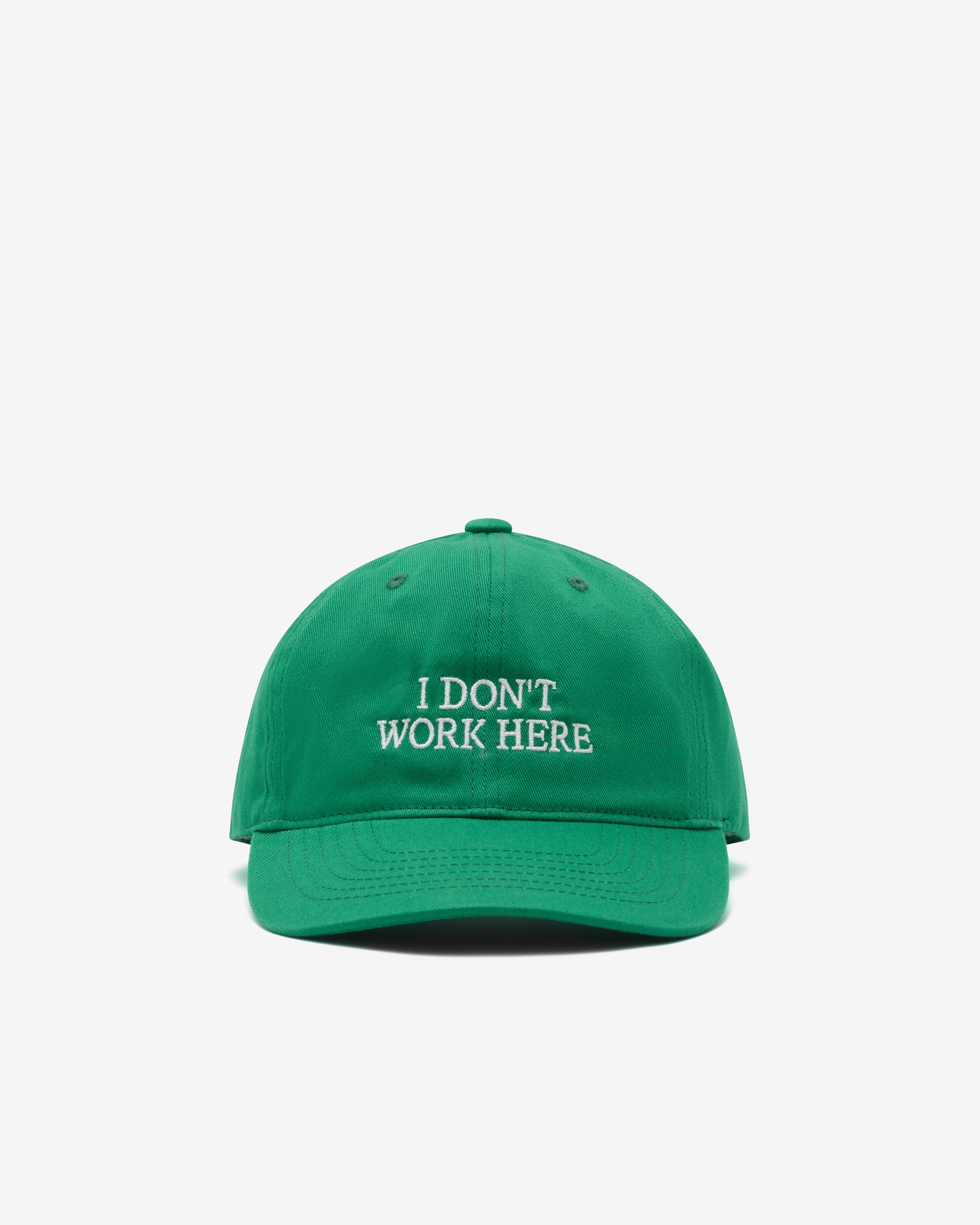 Idea: Sorry I Don't Work Here Hat (Green) | DSMNY E-SHOP