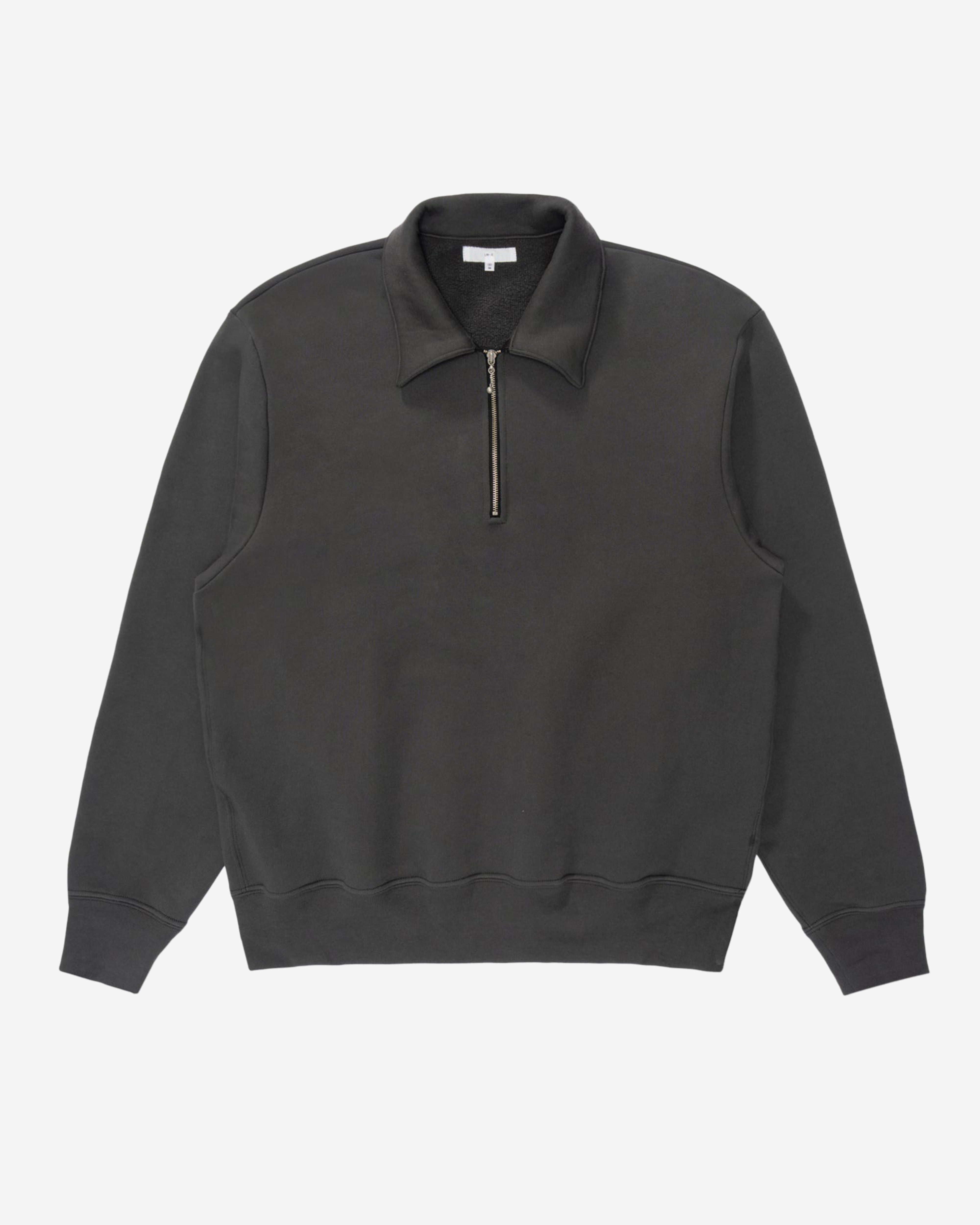 Lady White: Men's Quarter Zip Sweatshirt (Faded Black) | DSMNY E-SHOP