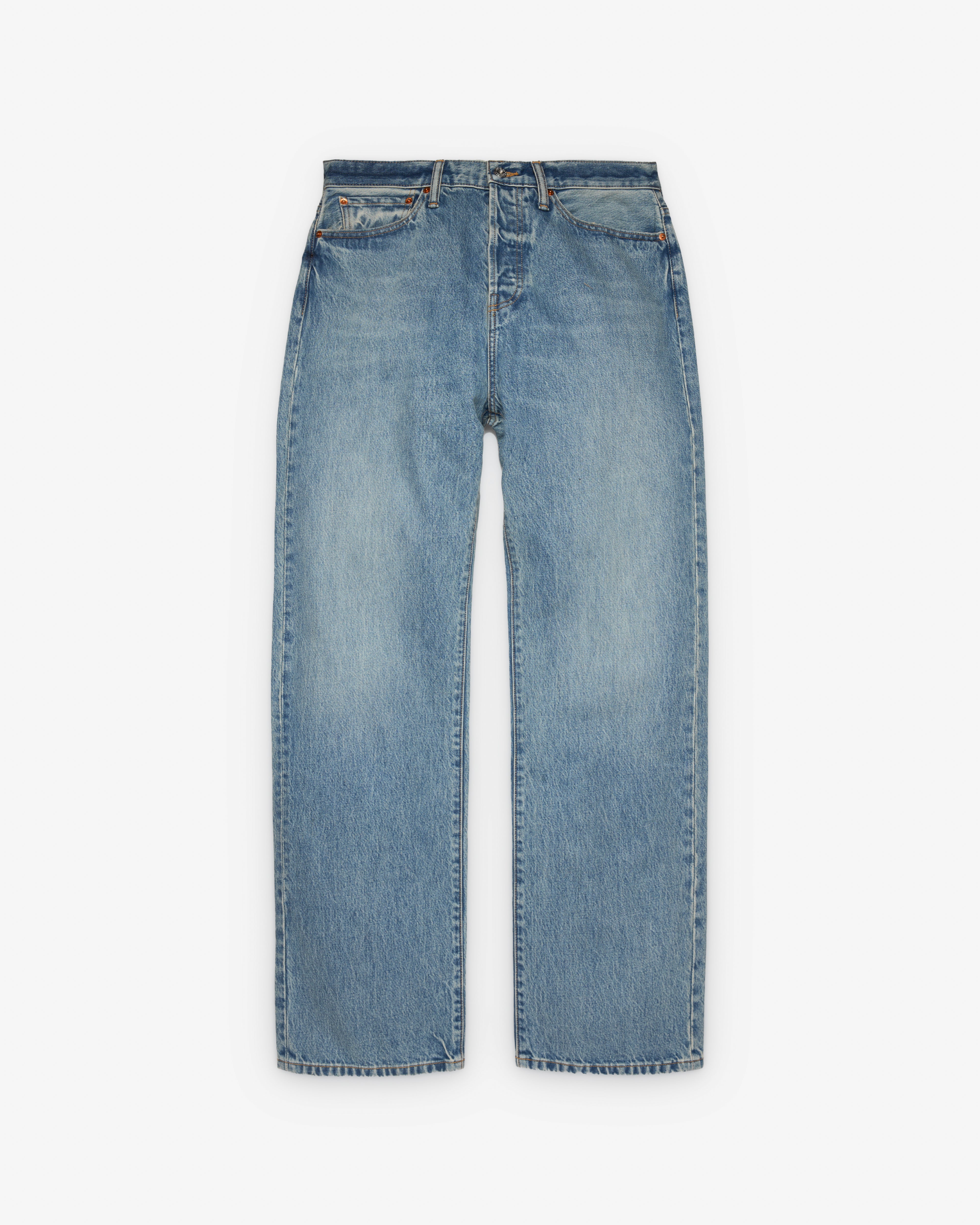 Denim Tears: Men's Baggy Denim Pants (Light Wash) | DSMNY E-SHOP