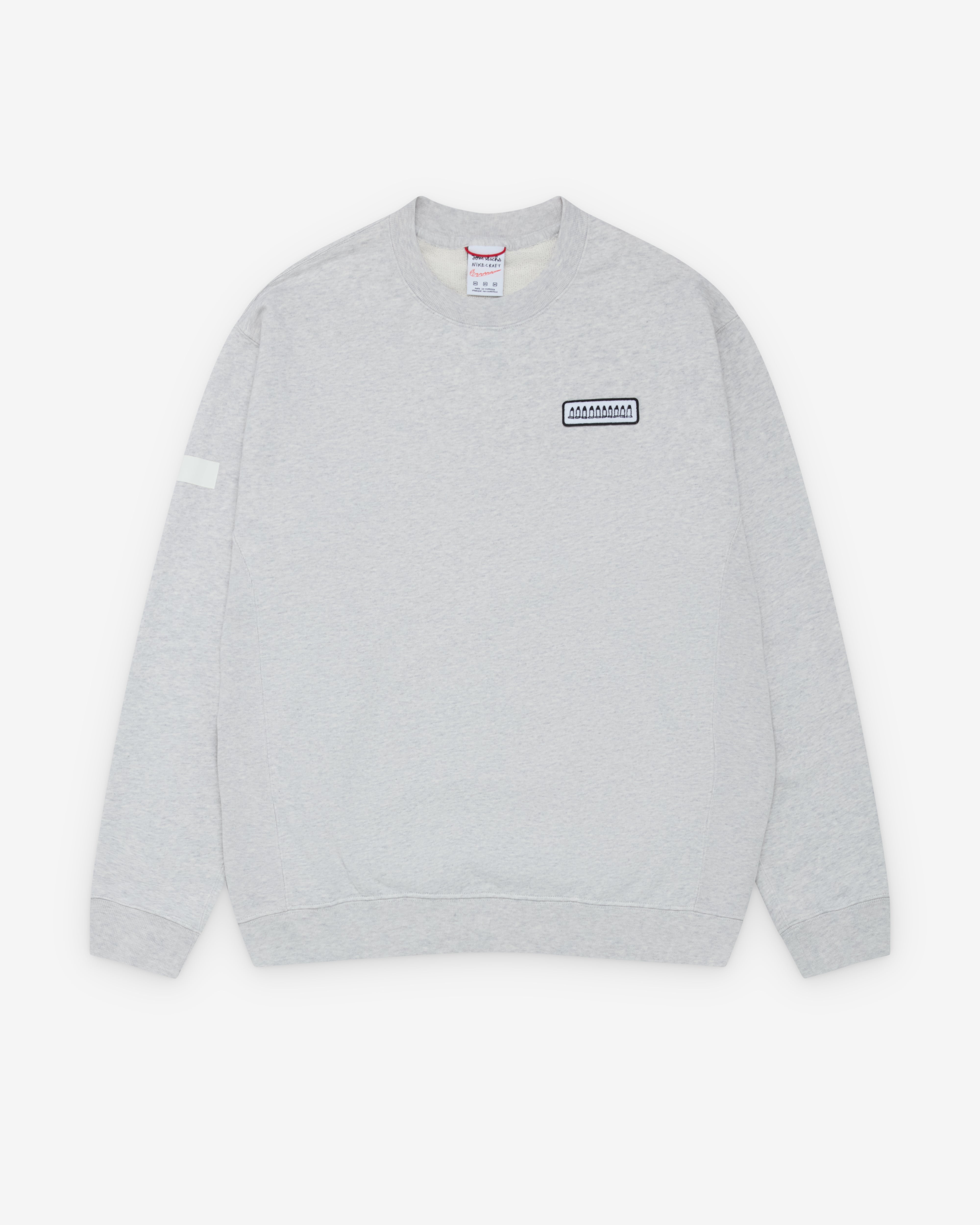 tom sachs スウェット　XL Nike: Men's Tom Sachs Sweatshirt (Birch Heather/White/Black