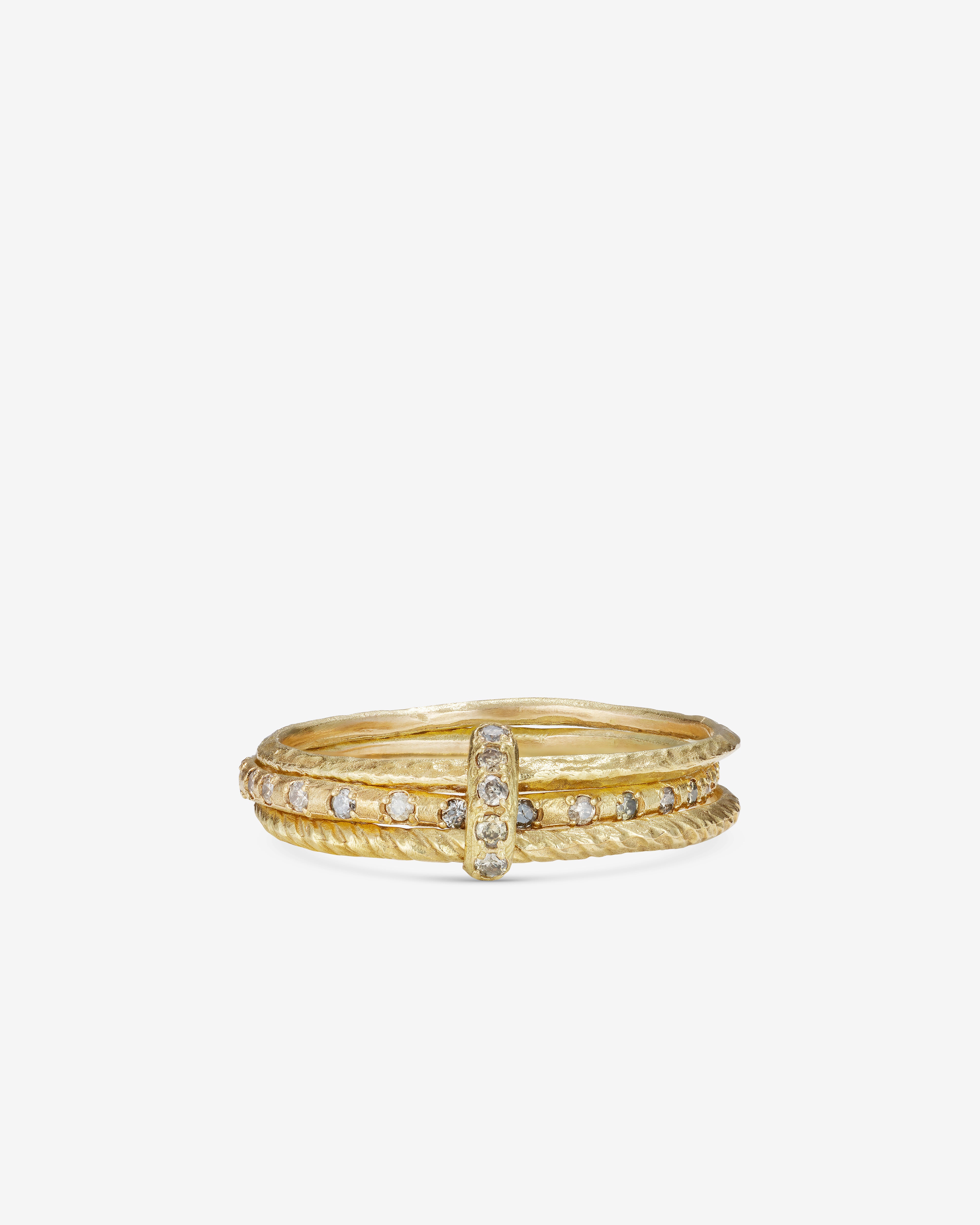 noguchi BIJOUX Ariesリング #9 Noguchi Bijoux: Women's Rings with Brown Diamonds (Yellow Gold