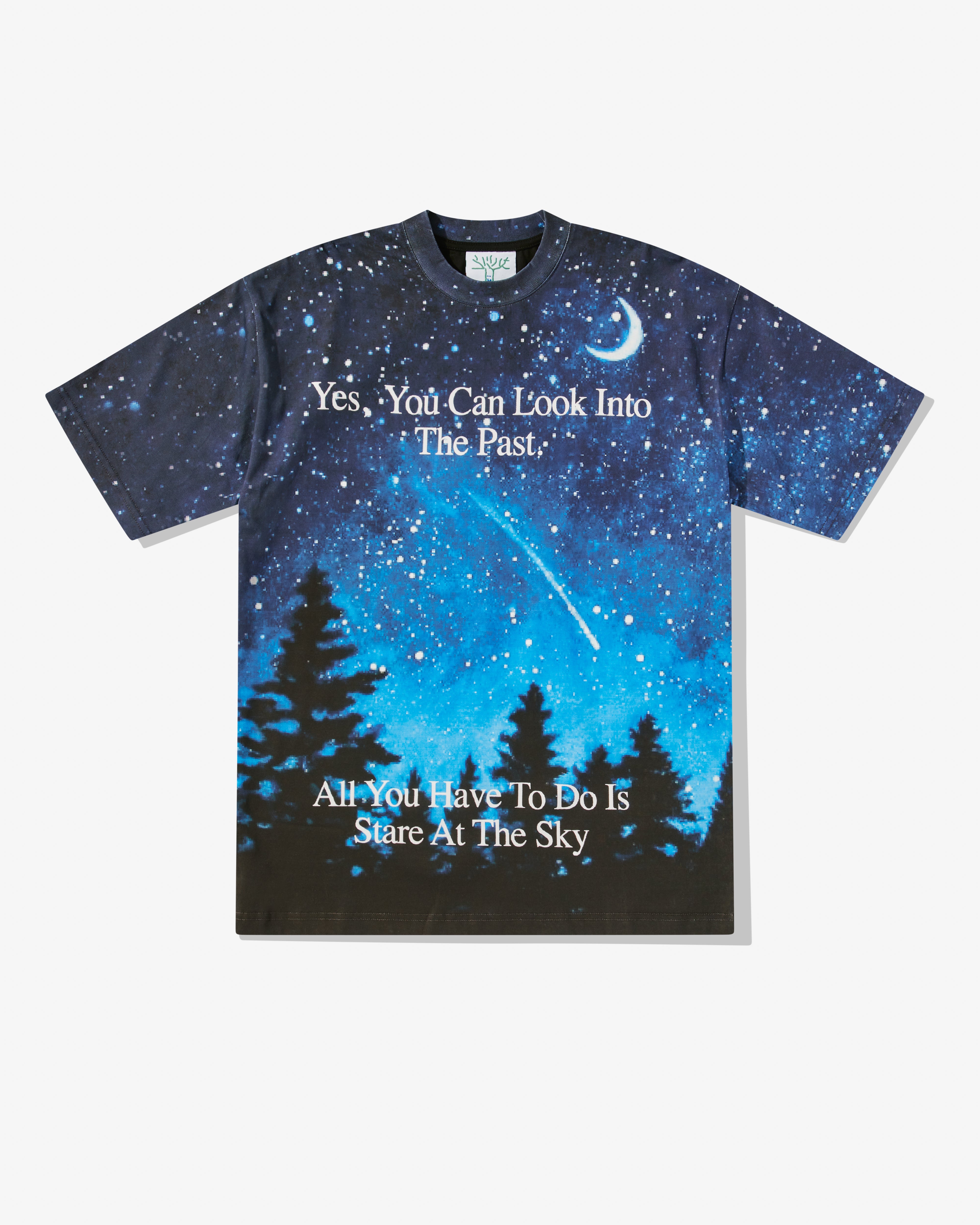 Online Ceramics - Men's Stare At The Stars T-Shirt - (Black)