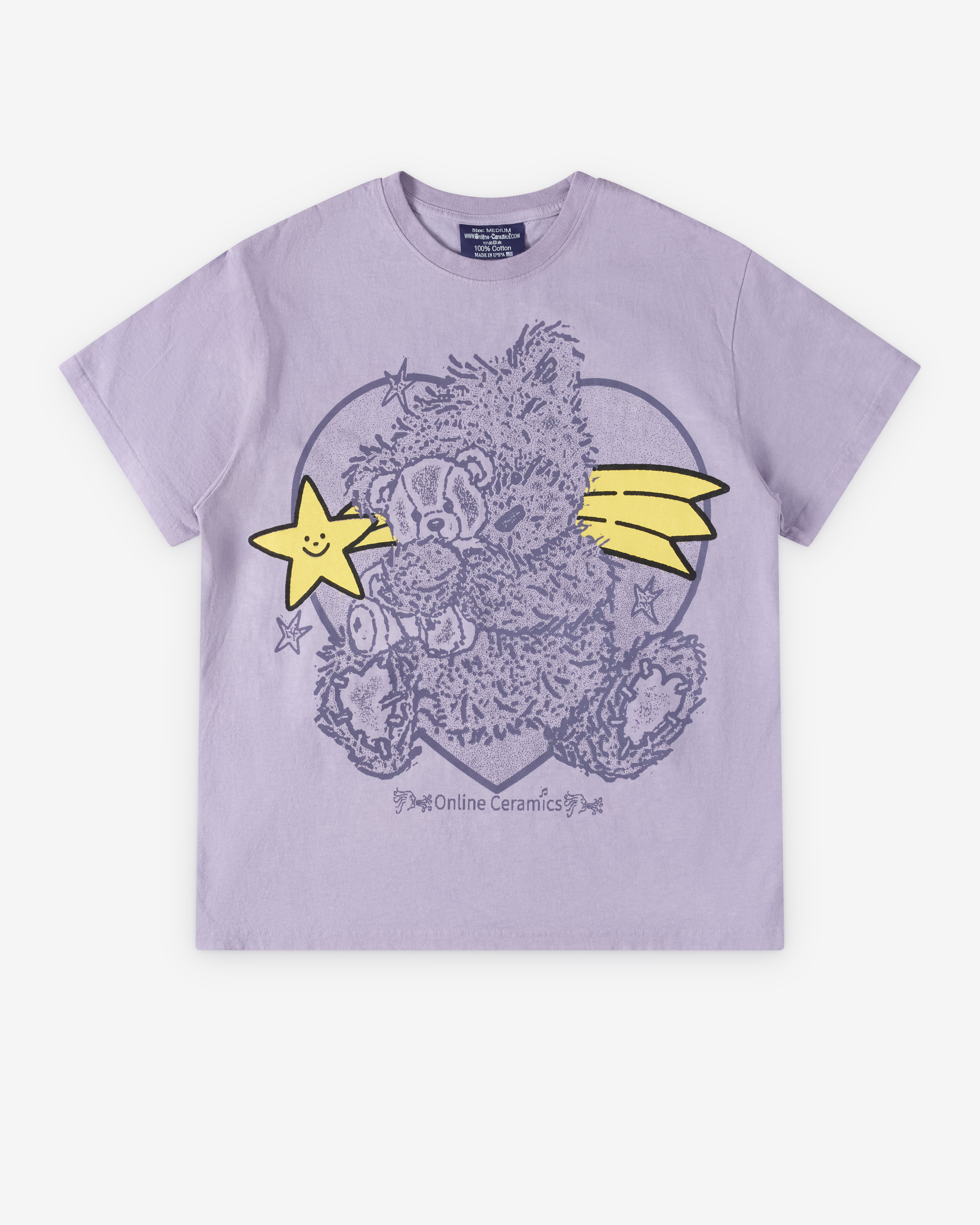 Online Ceramics: Men's Leave With Nothing T-Shirt (Purple) | DSMNY