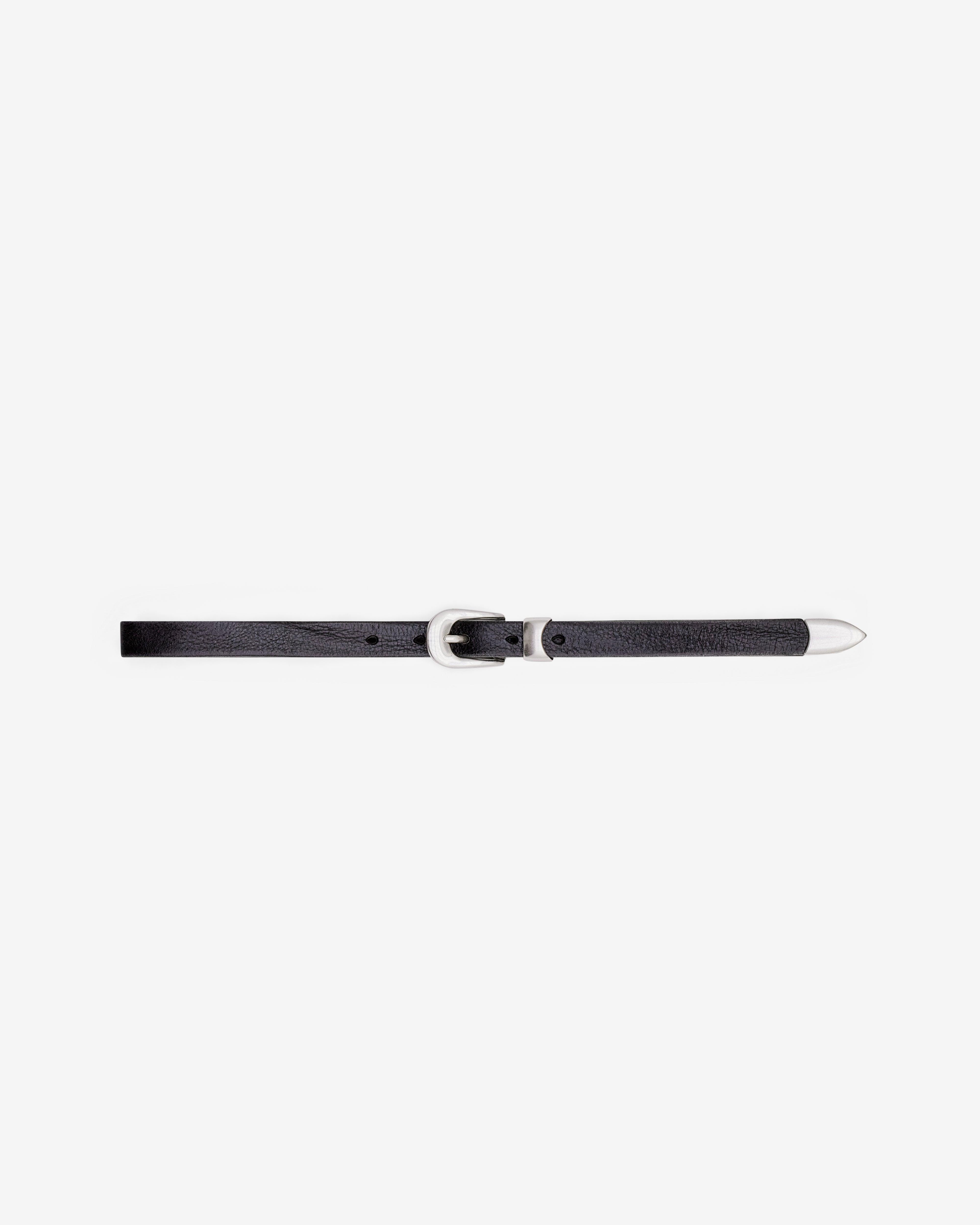 Our Legacy: Men's Belt 2 Cm (Black) | DSMNY E-SHOP