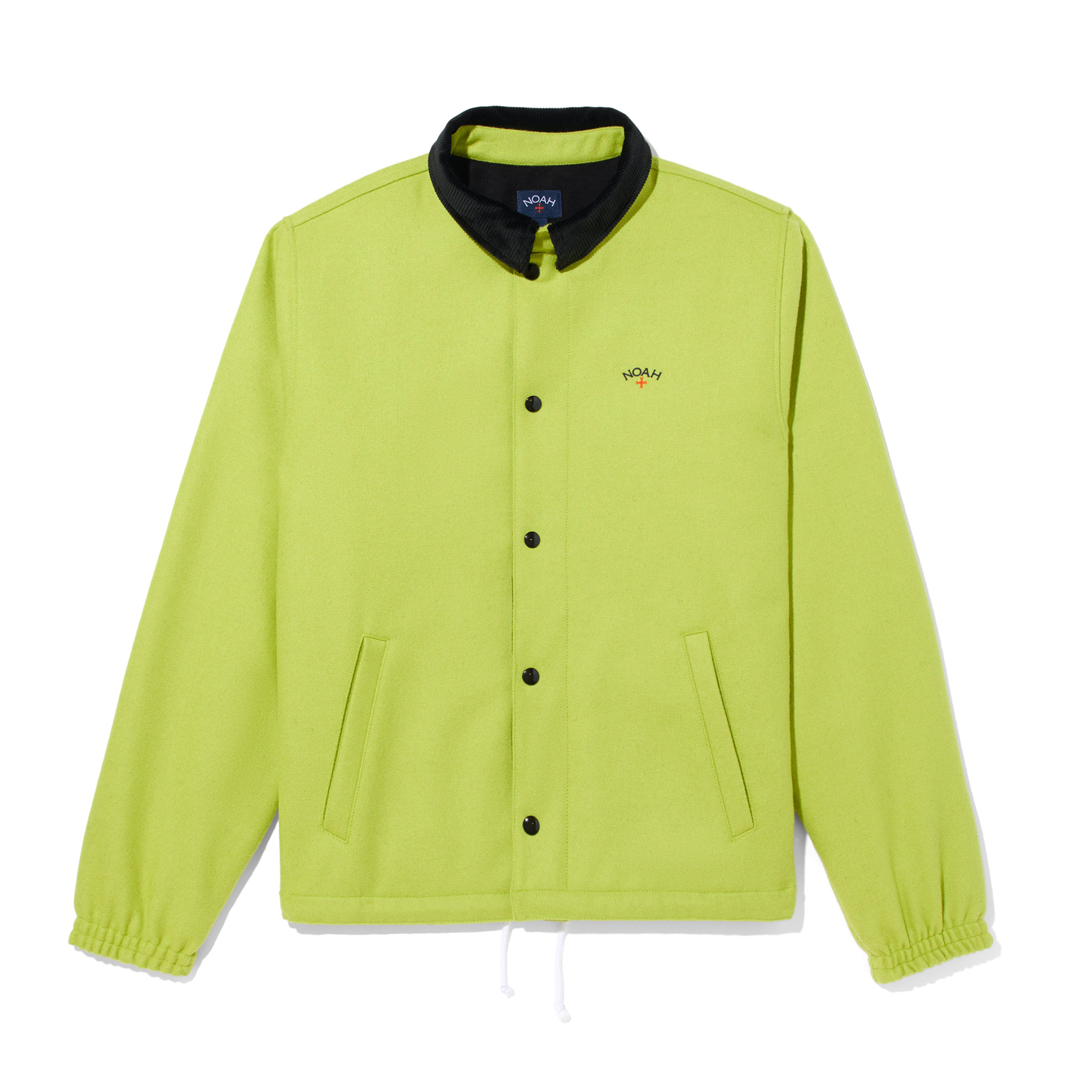 Noah: Men's Campus Jacket (Chartreuse) | DSMNY E-SHOP