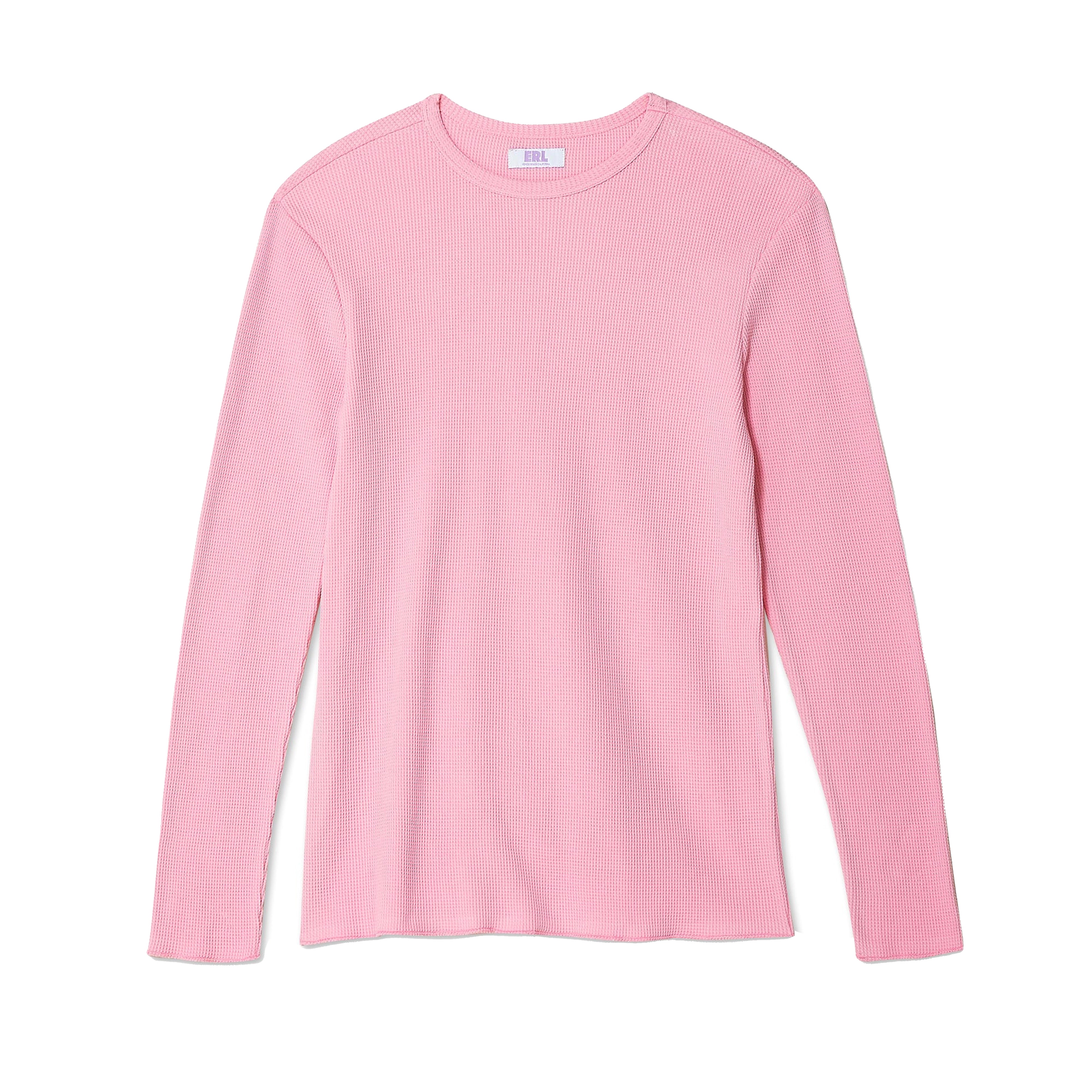 Erl Printed Waffle Longsleeve Shirt (Pink)  Dover Street Market New York  E-Shop – DSMNY E-SHOP