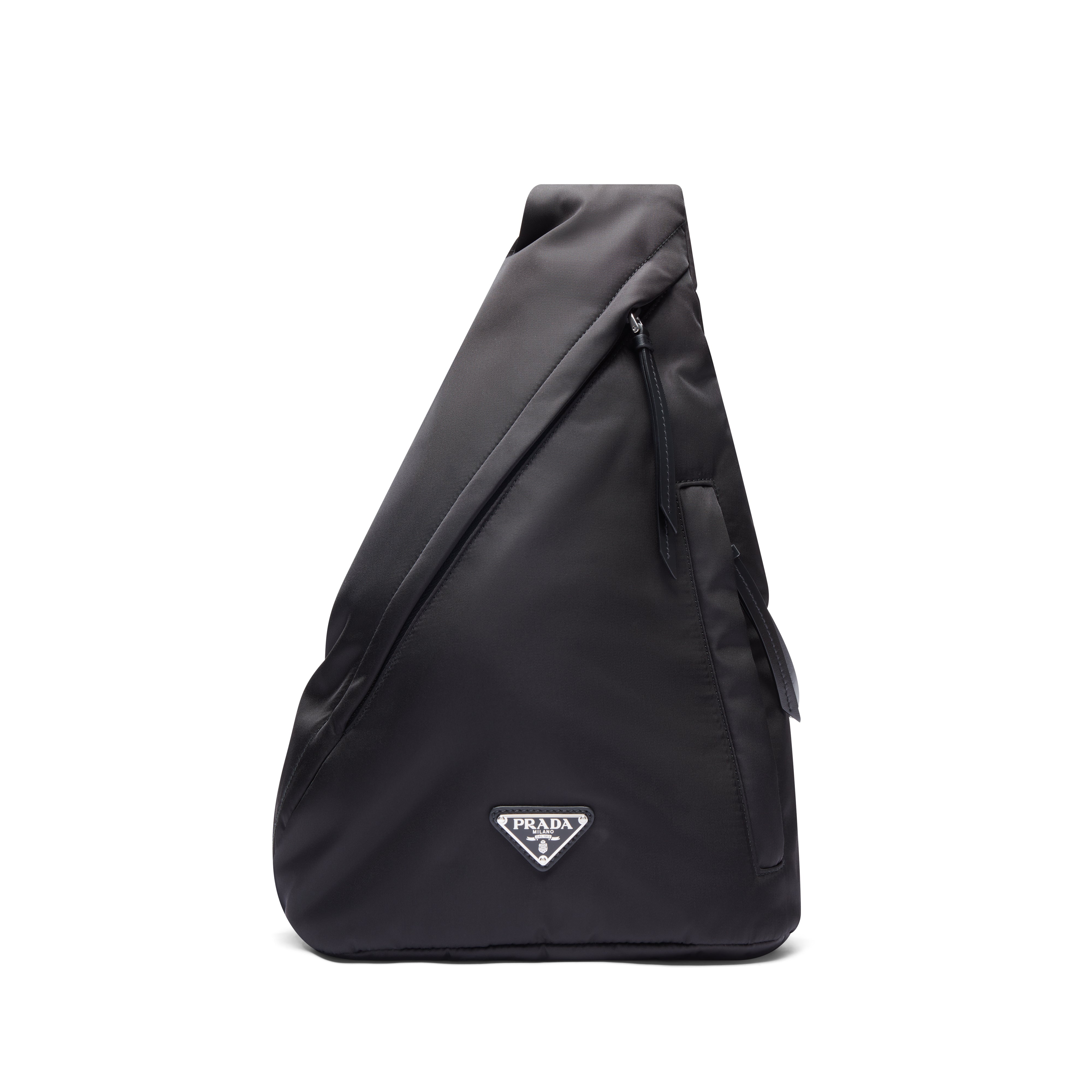 Prada - Men's Re-Nylon and Leather Backpack - (Black) – DSMNY E