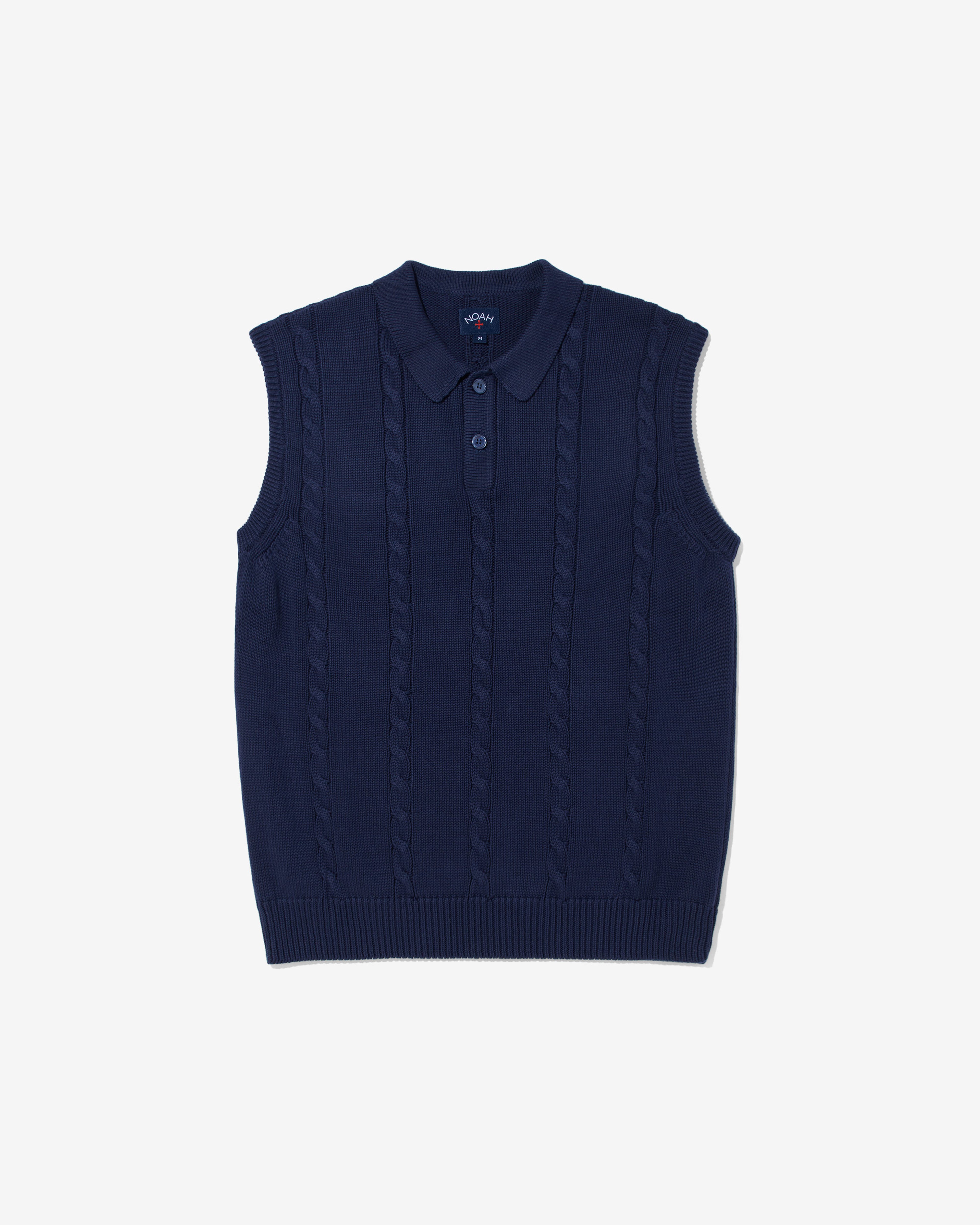 Noah - Men's Cotton Cable Sweater Vest - (Navy) – DSMNY E-SHOP