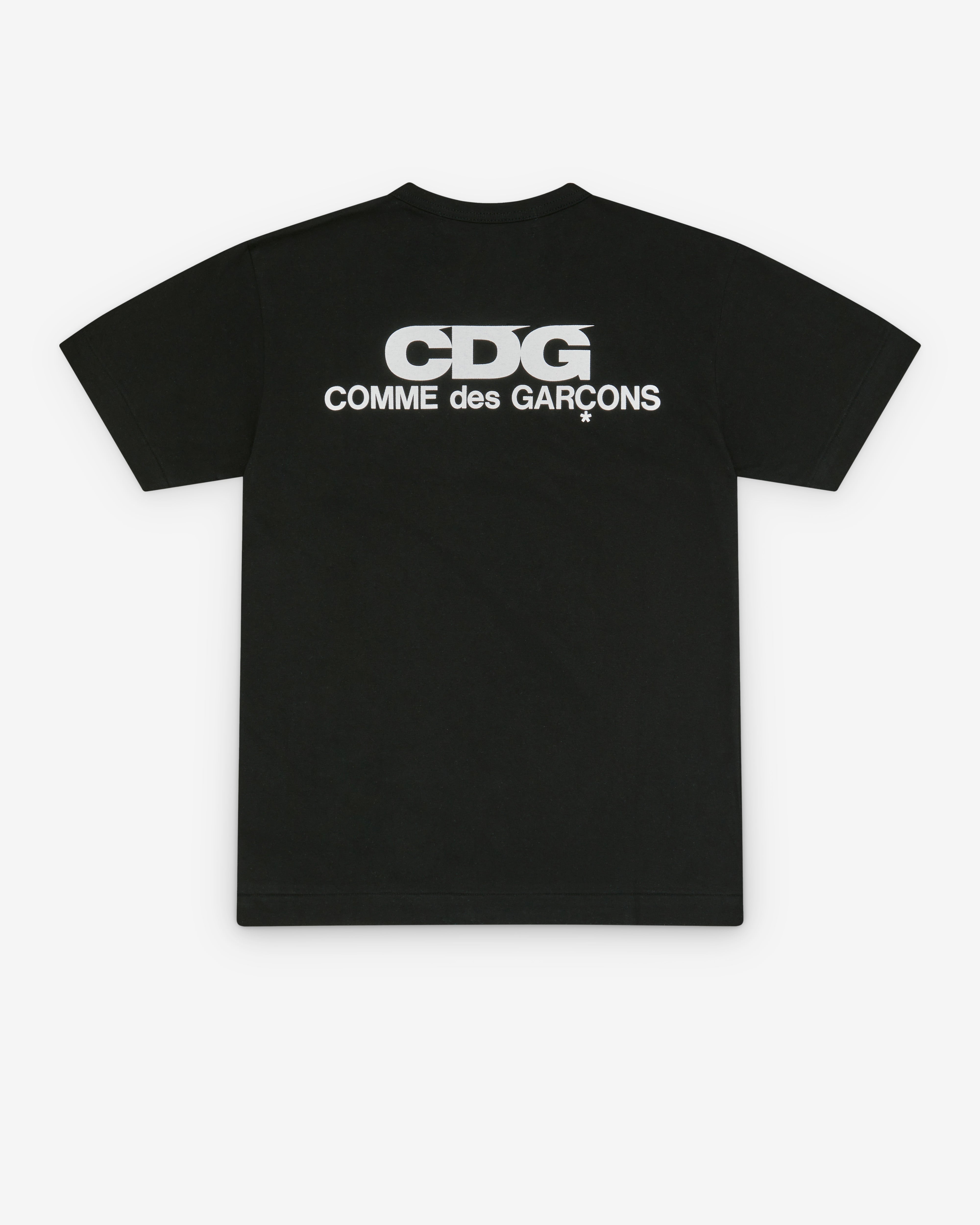 CDG: CDG Logo T-Shirt (Black) | DSMNY E-SHOP