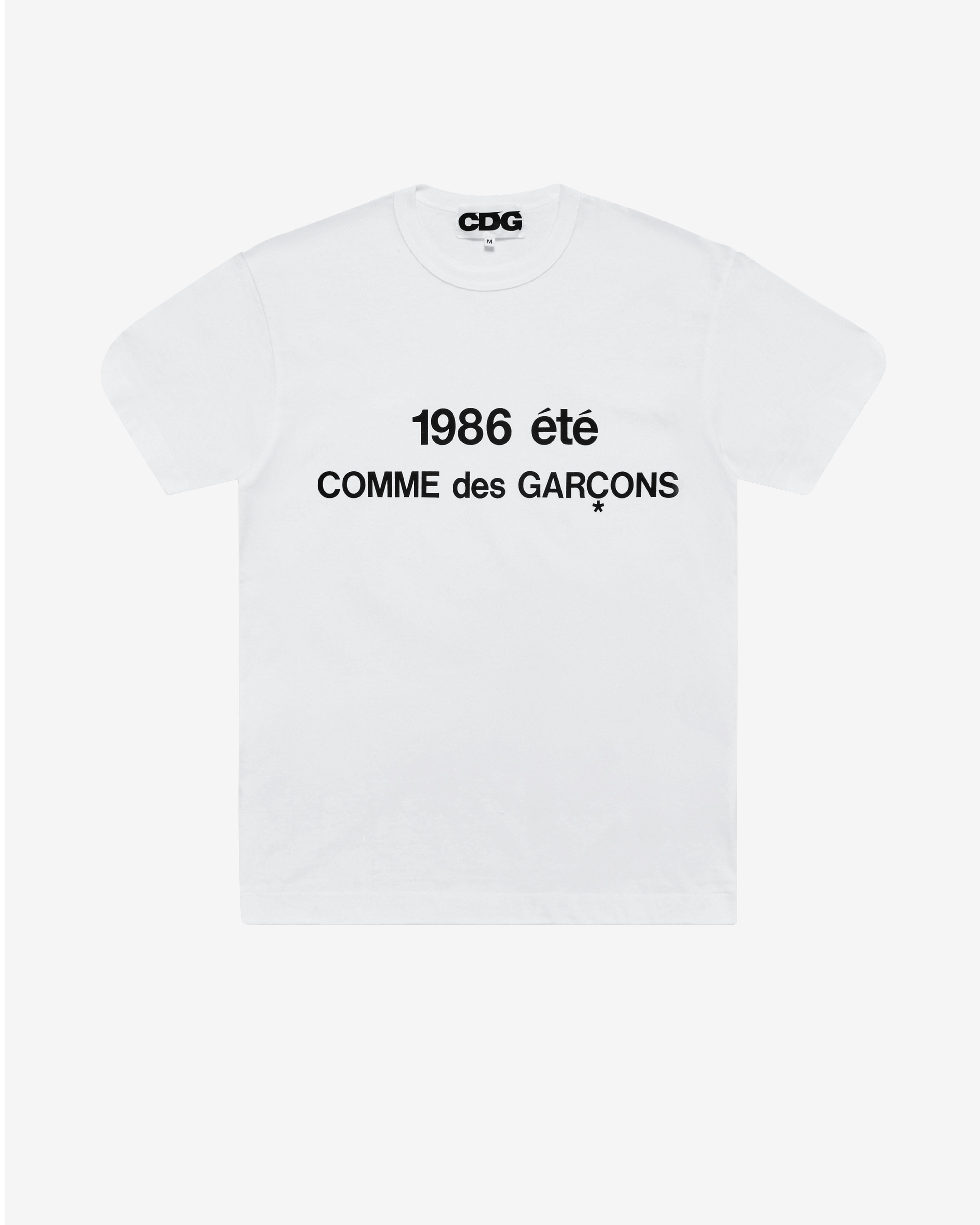 1986年夏 GARÇONS des COMME Tシャツ Tee Graphic Simple Brilliantly a as On Lives Grail CDG A トップス