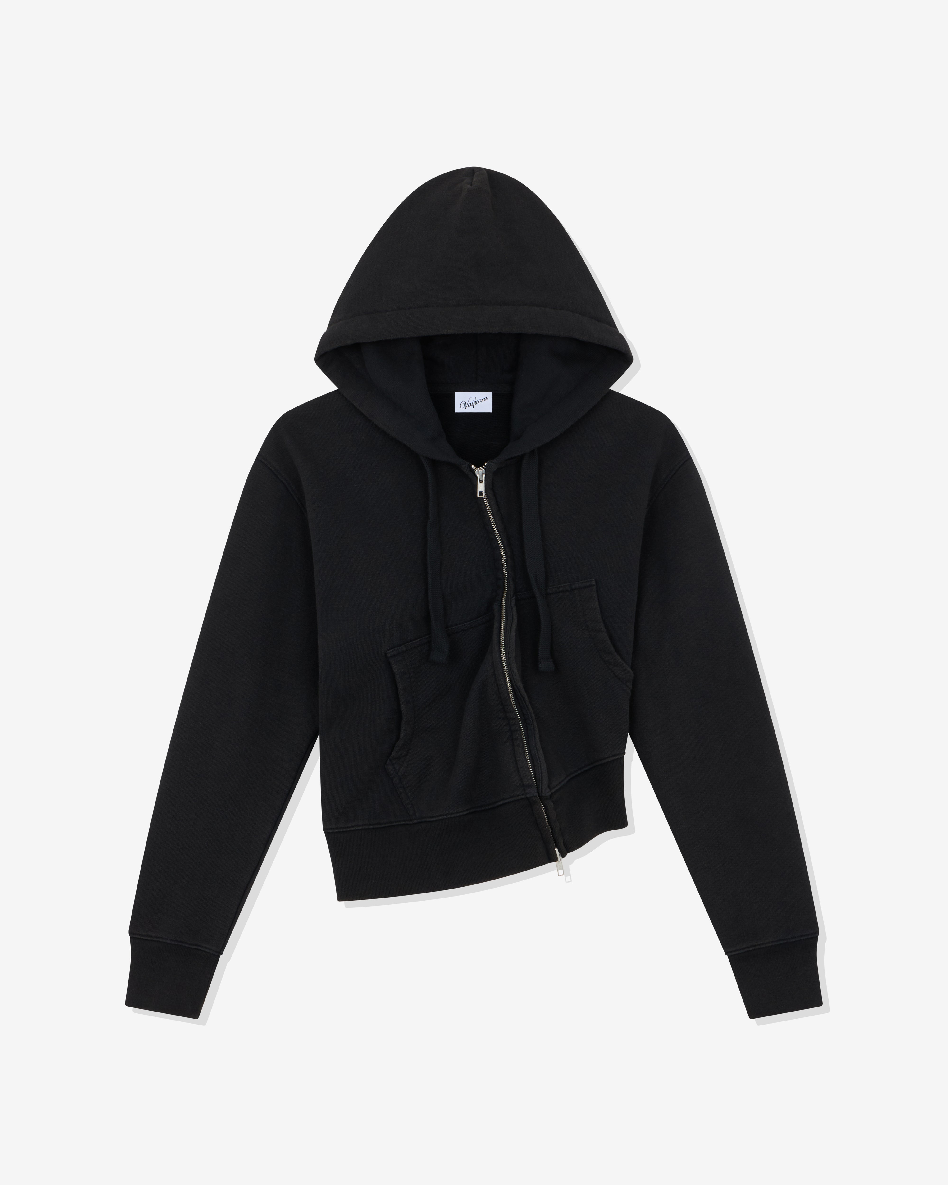 Vaquera: Women's Twisted Hoodie (Black) | DSMNY E-SHOP