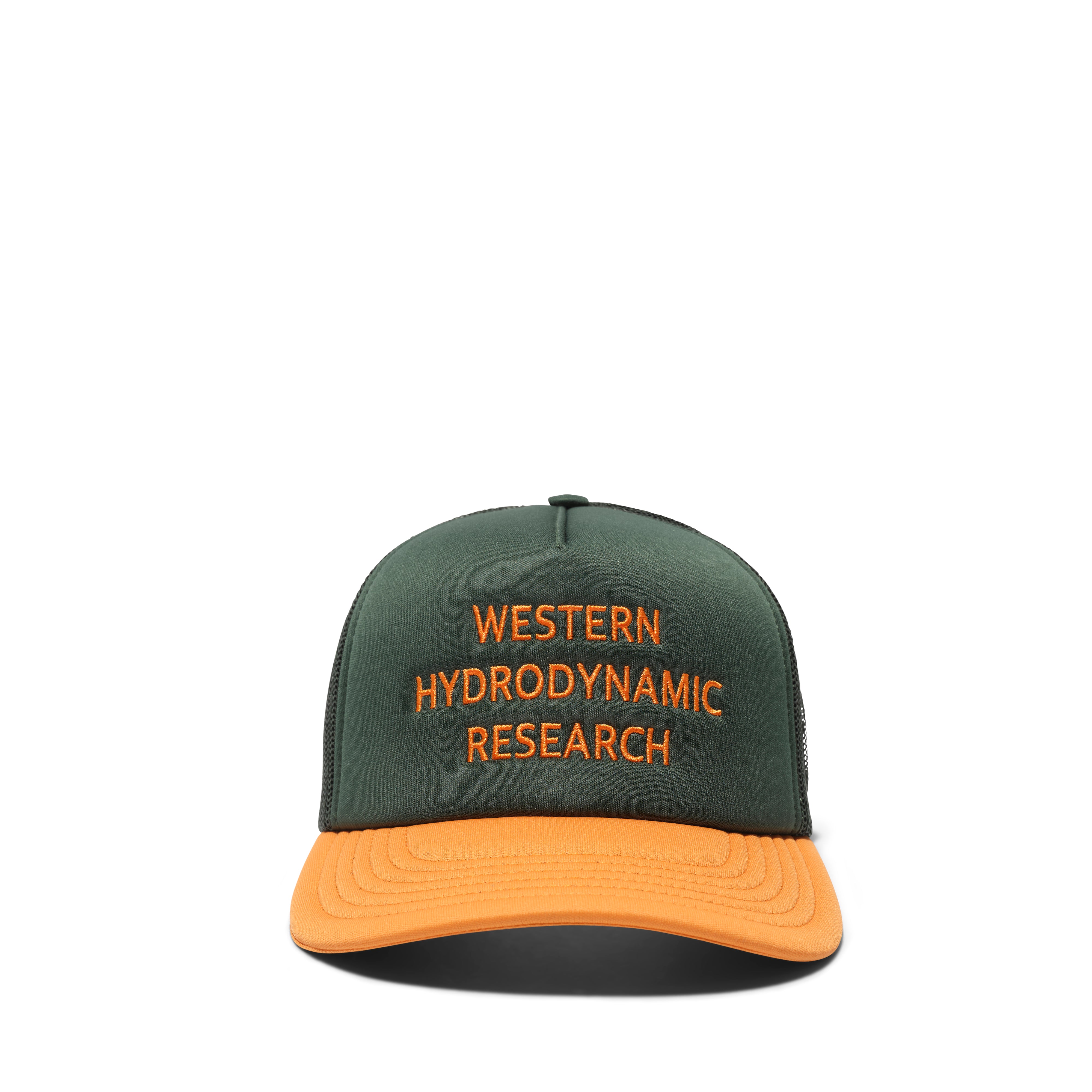 Western Hydrodynamic Research - Men's Otto Promo Hat - (Olive/Orange)