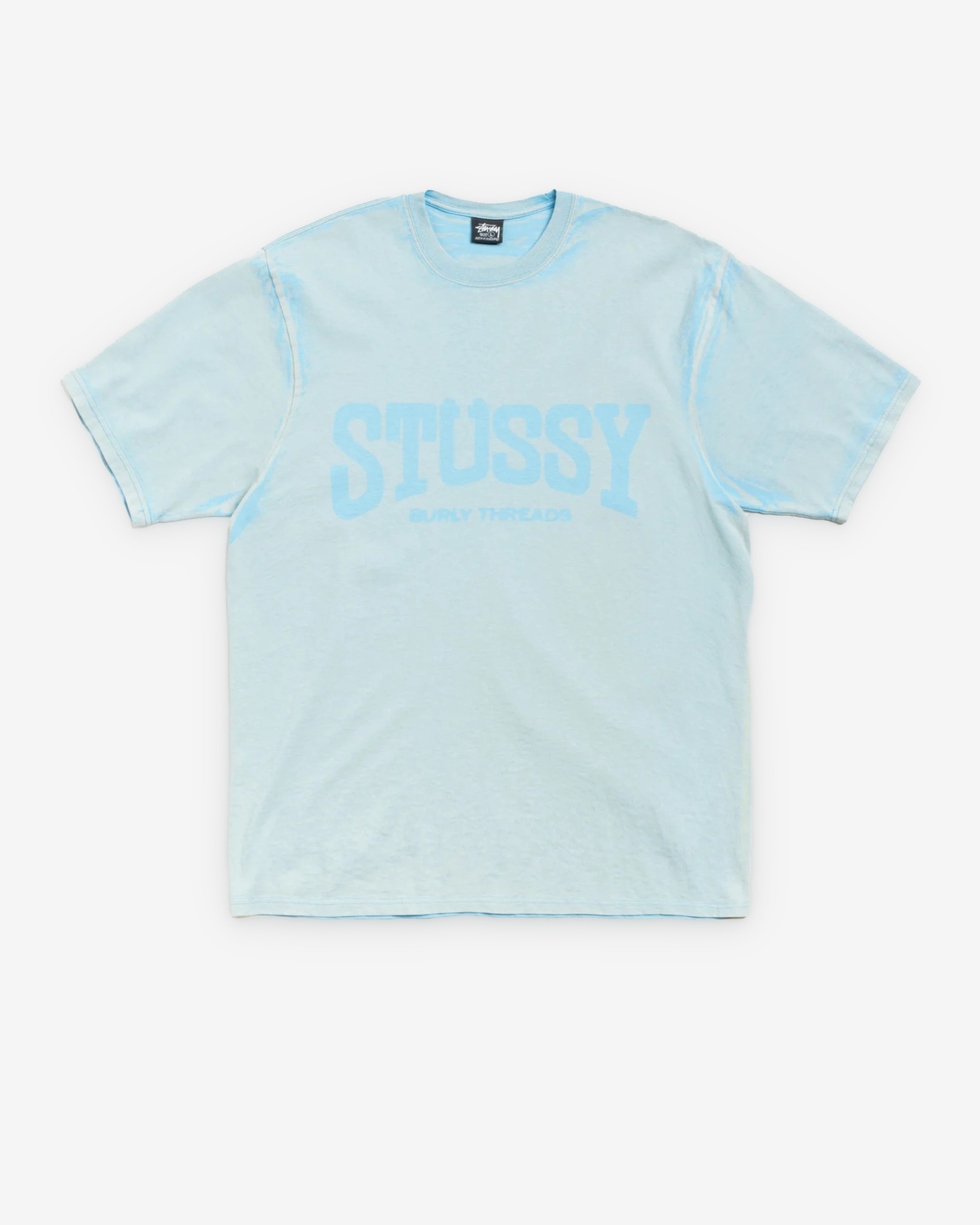 Stüssy: Men's Burly Tee (Sky Blue) | DSMNY E-SHOP