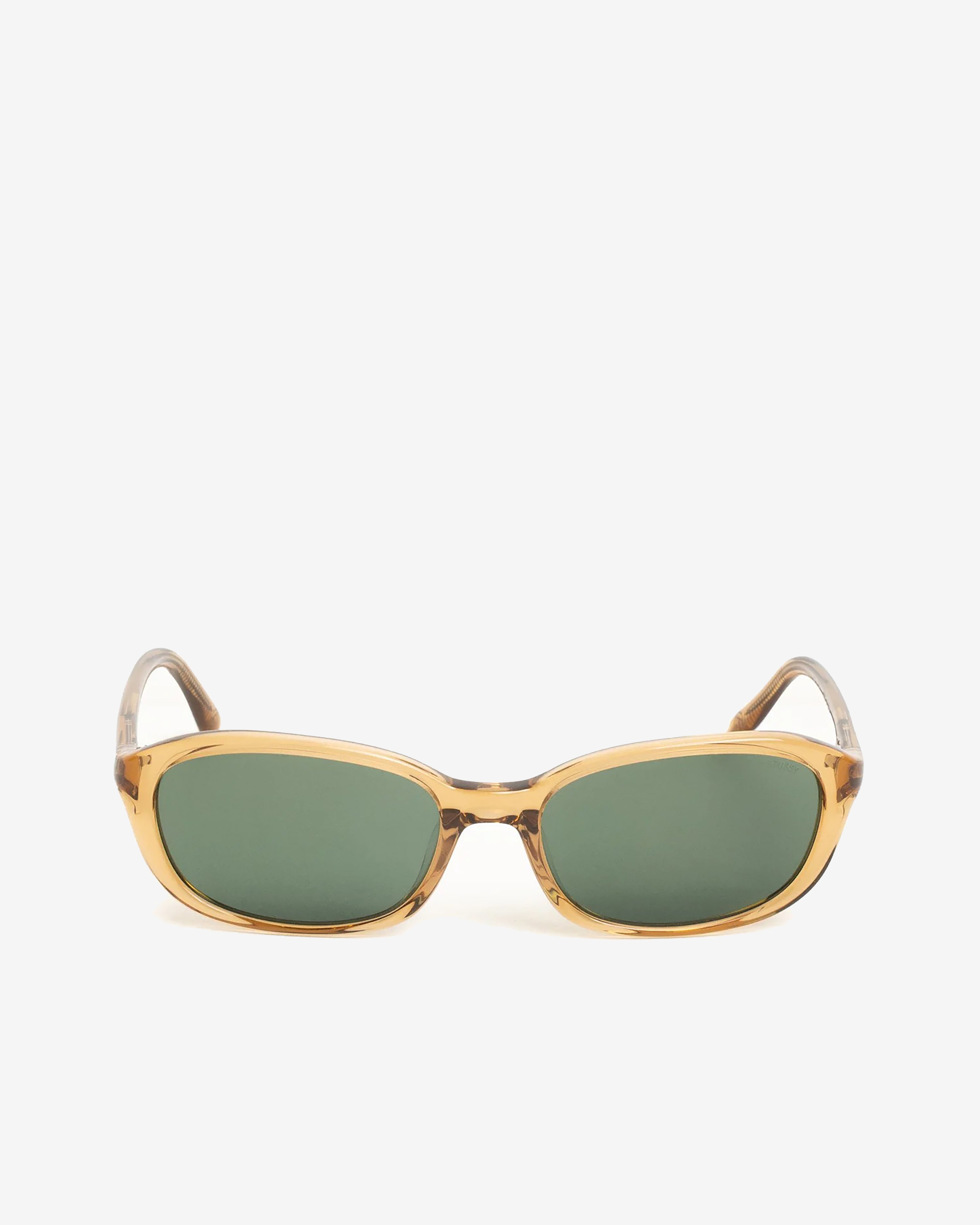 Stüssy: Men's Eli Sunglasses (Honey/Dark Green Lens) | DSMNY E-SHOP