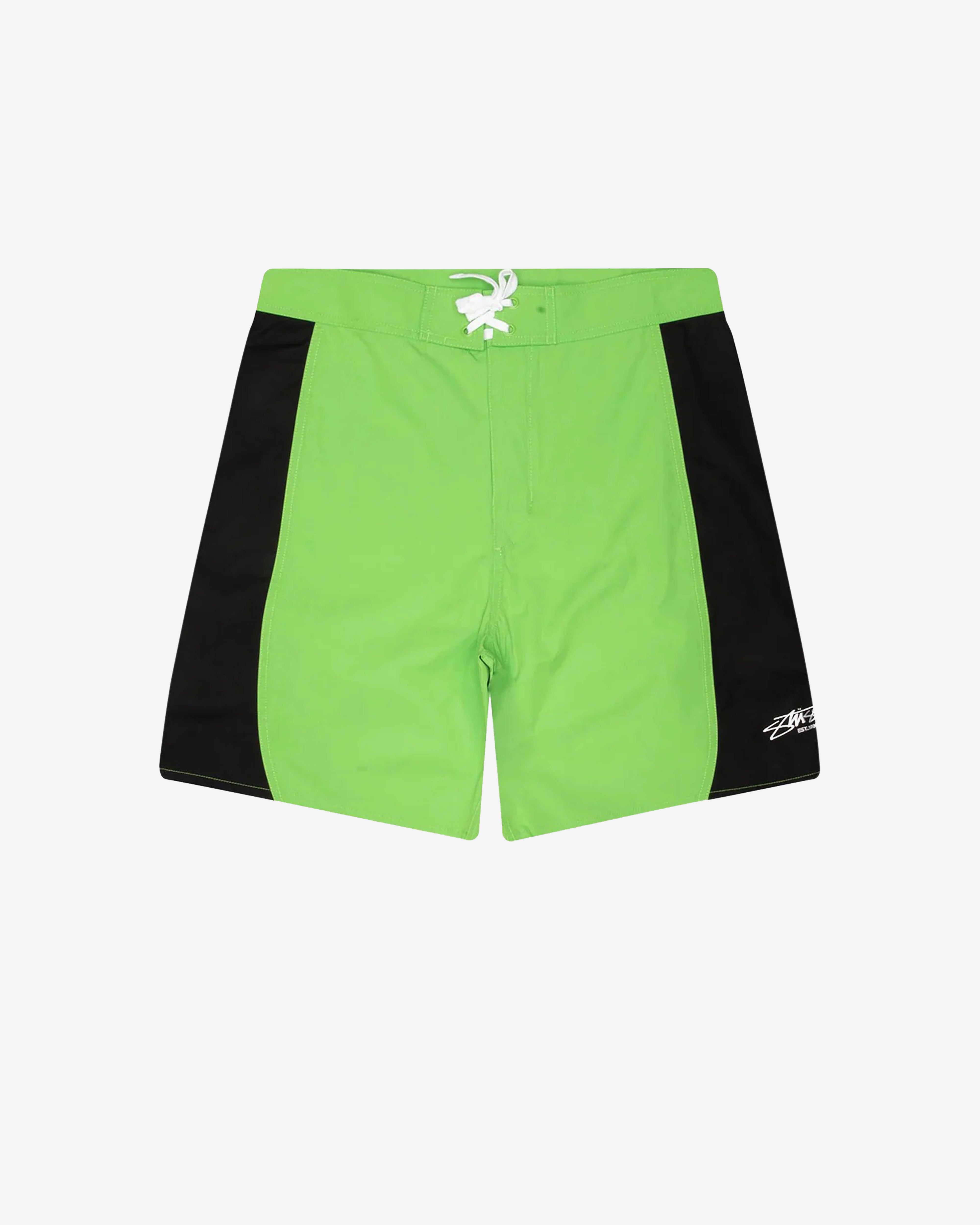 Stüssy: Men's Curved Panel Board Short (Green) | DSMNY E-SHOP