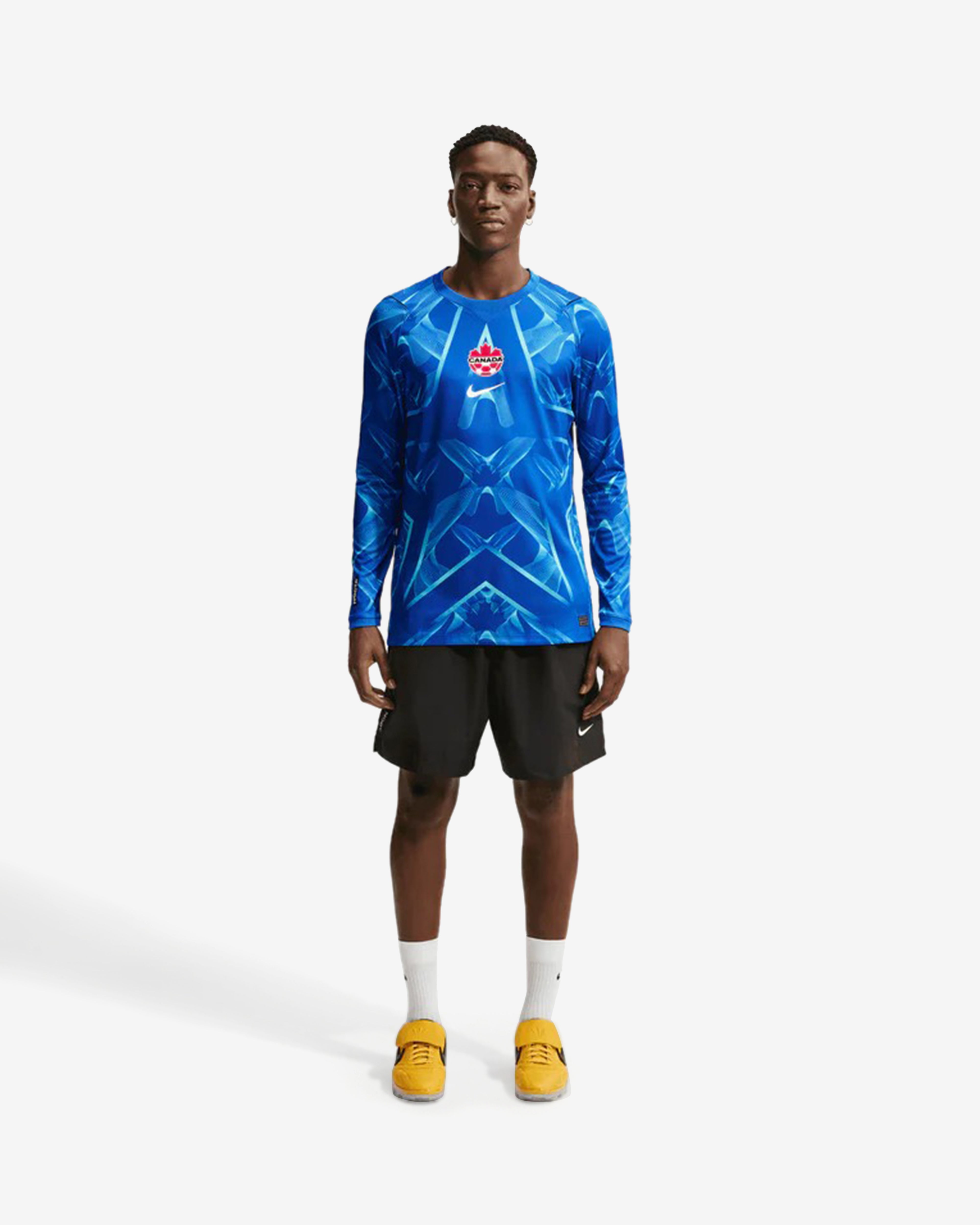 NIKE×NOCTA ブルーサッカーユニフォームXL Nike: Men's Nocta X Canada Long-Sleeve Goalkeeper Jersey (Lyon