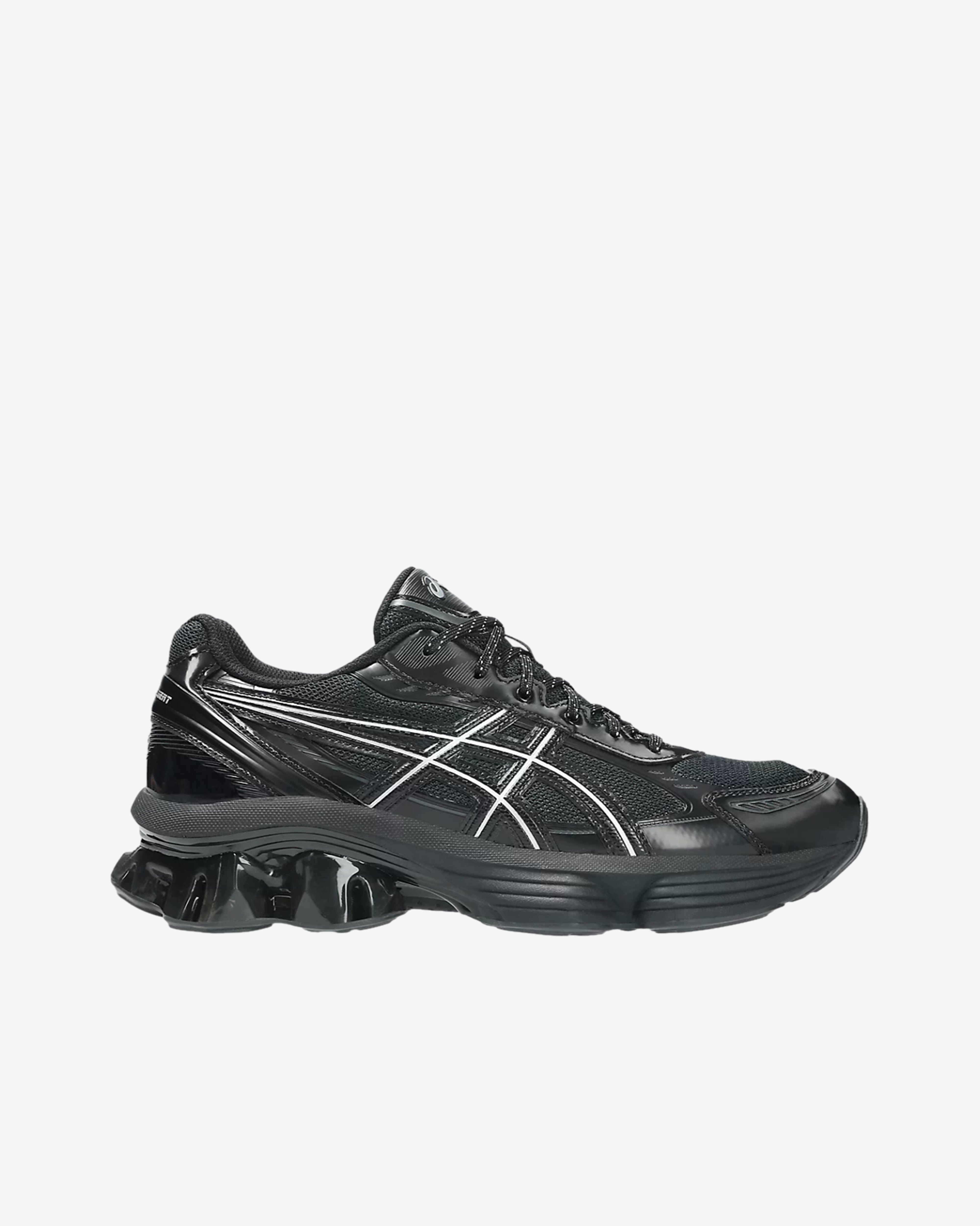 Asics: Men's Gel-Kinetic Fluent Sneakers (Black/Pure Silver