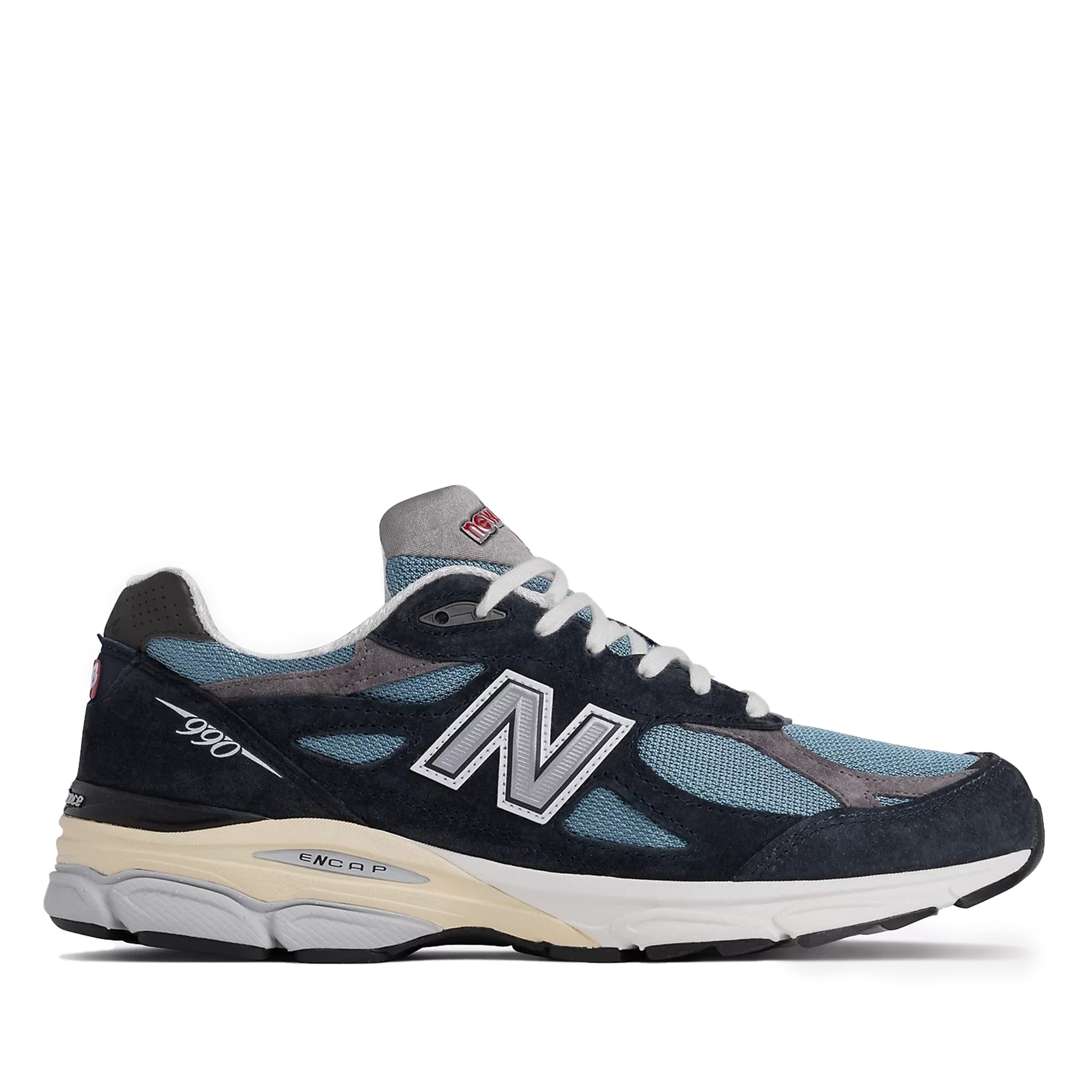 New Balance: Made in USA 990v3 Sneakers (Navy/Blue) | DSMNY E-SHOP