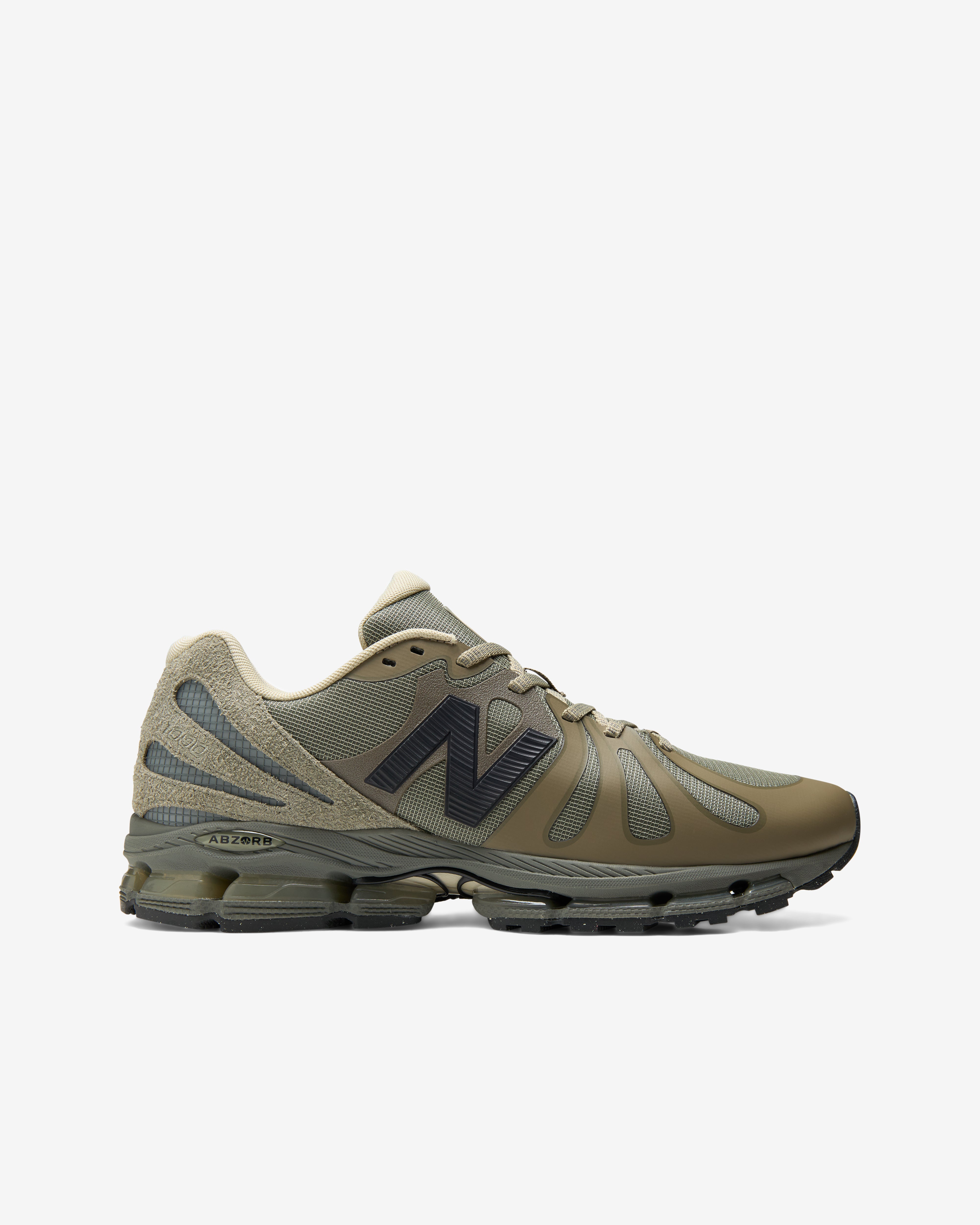 90s USA製 gear IncTBORN WALKERシングルステッチ New Balance: Men's Stone Island ABZORB 1890 Sneakers (Covert Green