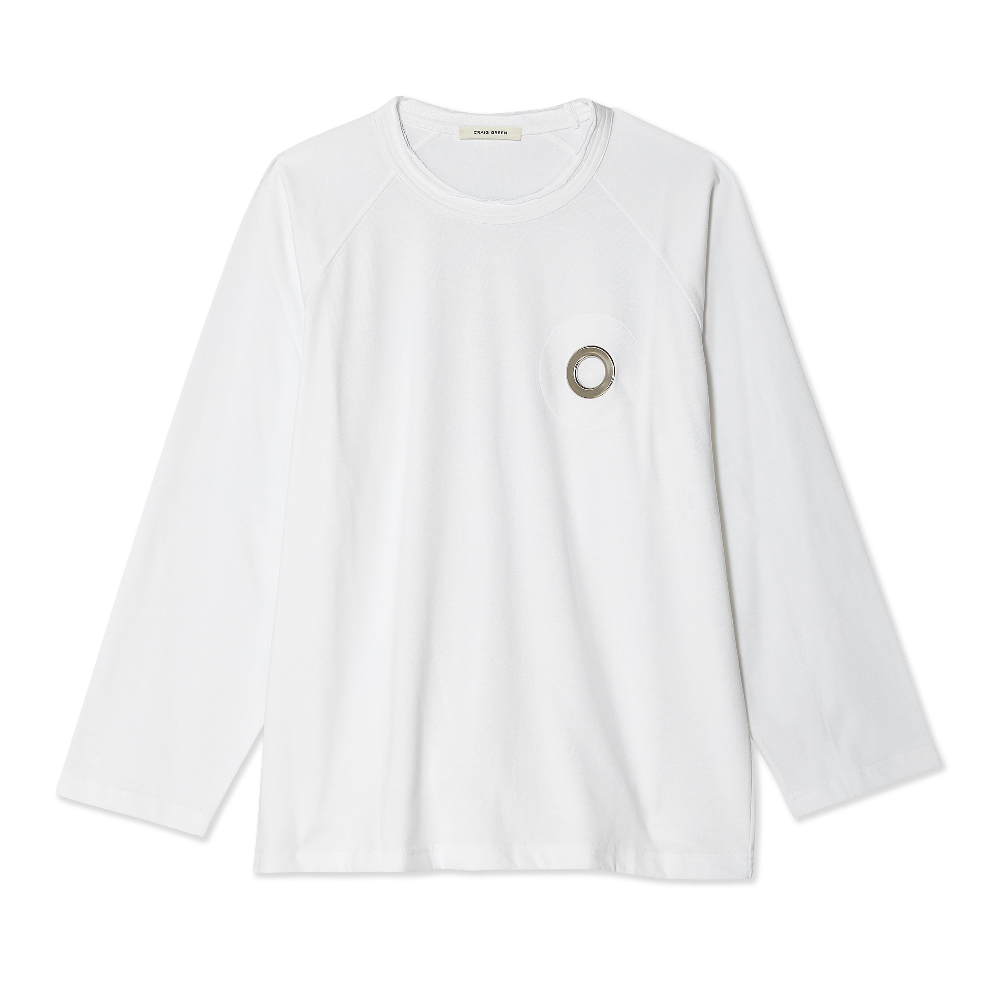 Craig Green - Men’s Eyelet Long Sleeve T-Shirt - (White)