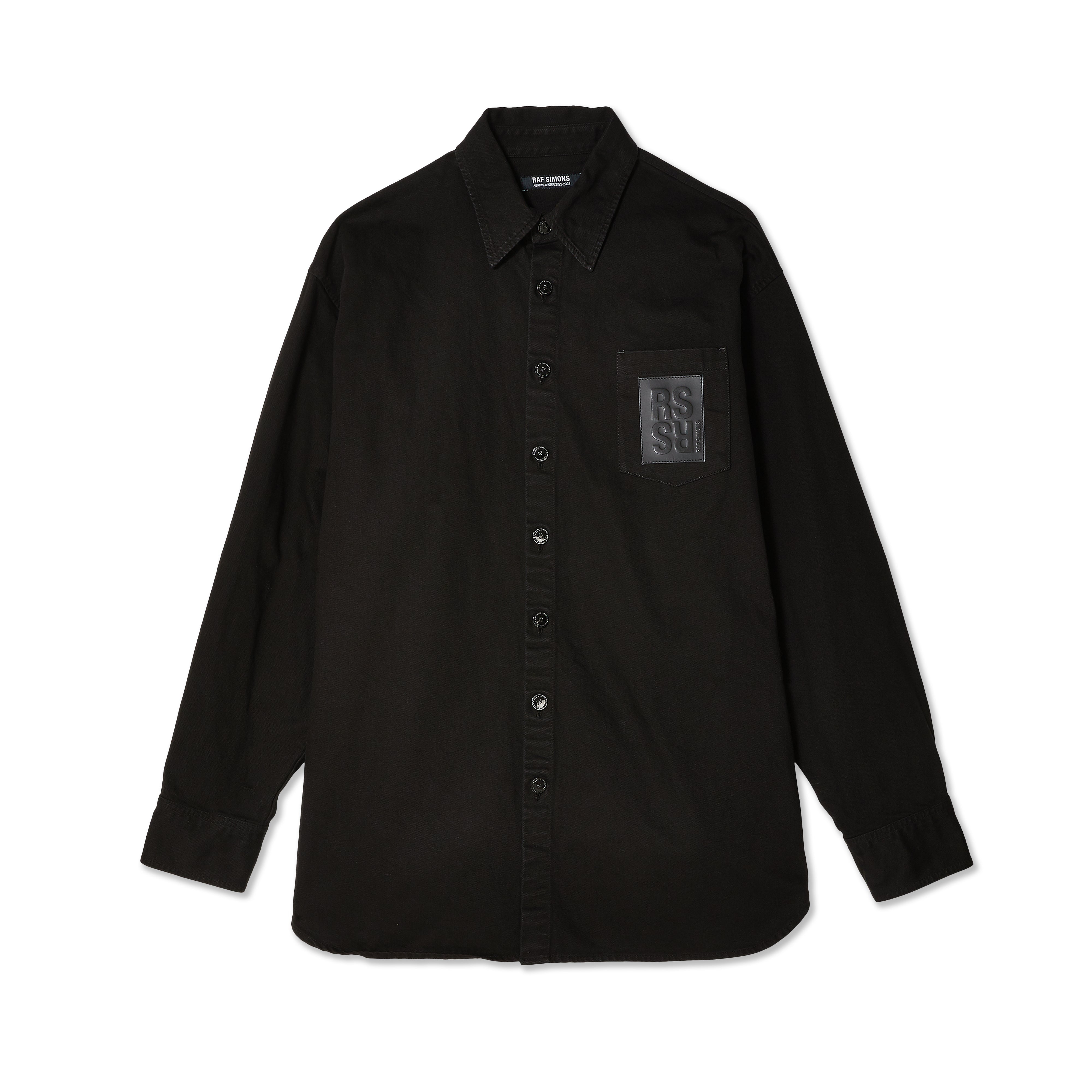 Raf Simons - Men's Oversized Denim Shirt - (Black) – DSMNY E-SHOP