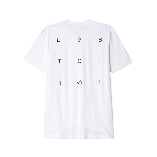 Out Of Order for Ukraine Pride - ’LGBTQ’ Tee - (White)