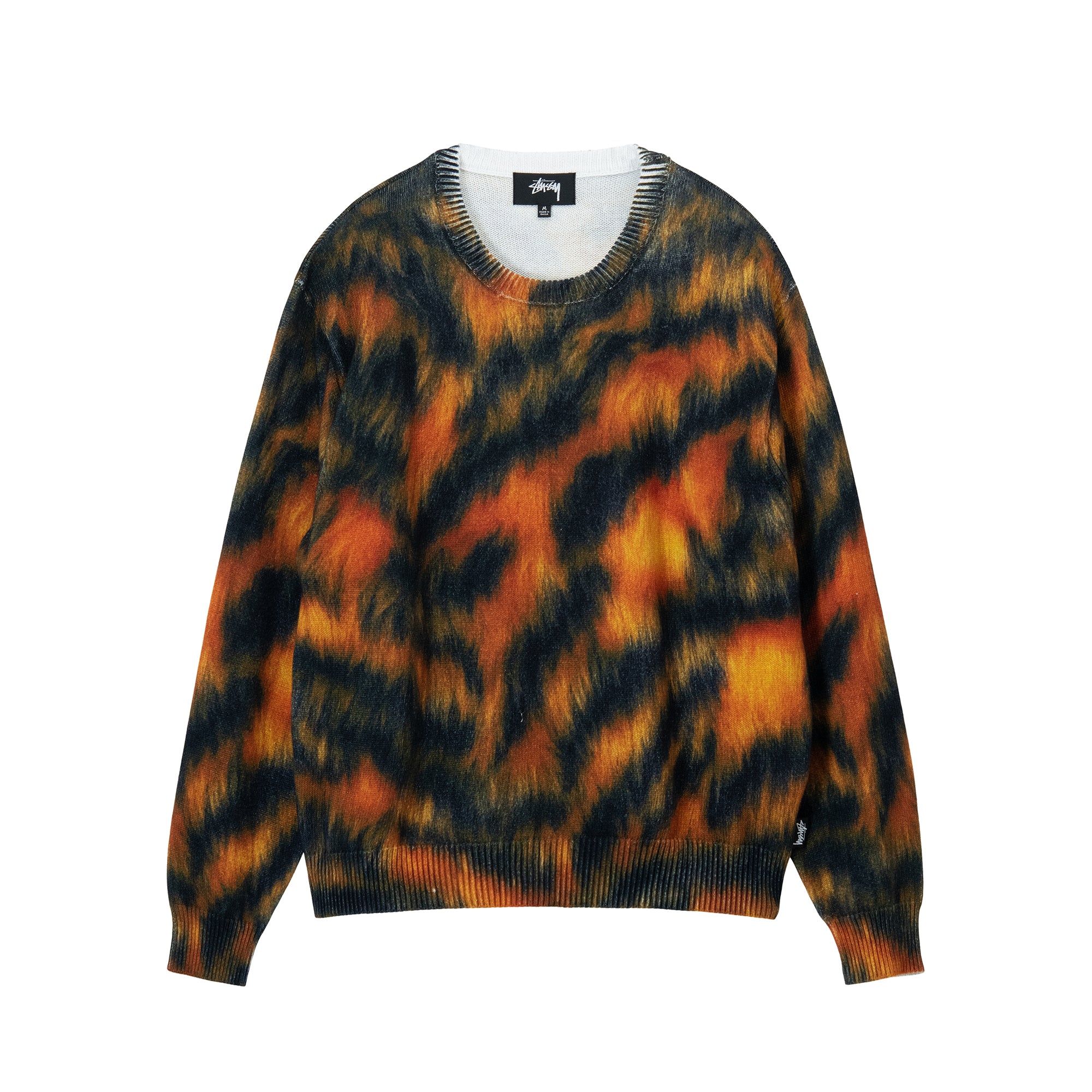 Stüssy - Printed Fur Sweater - (Tiger)