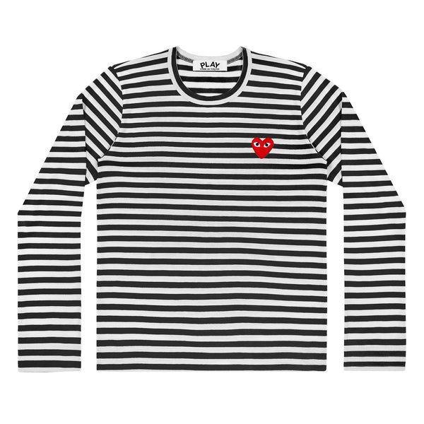 Play Comme des Garçons - Striped T-Shirt - (Black/White)