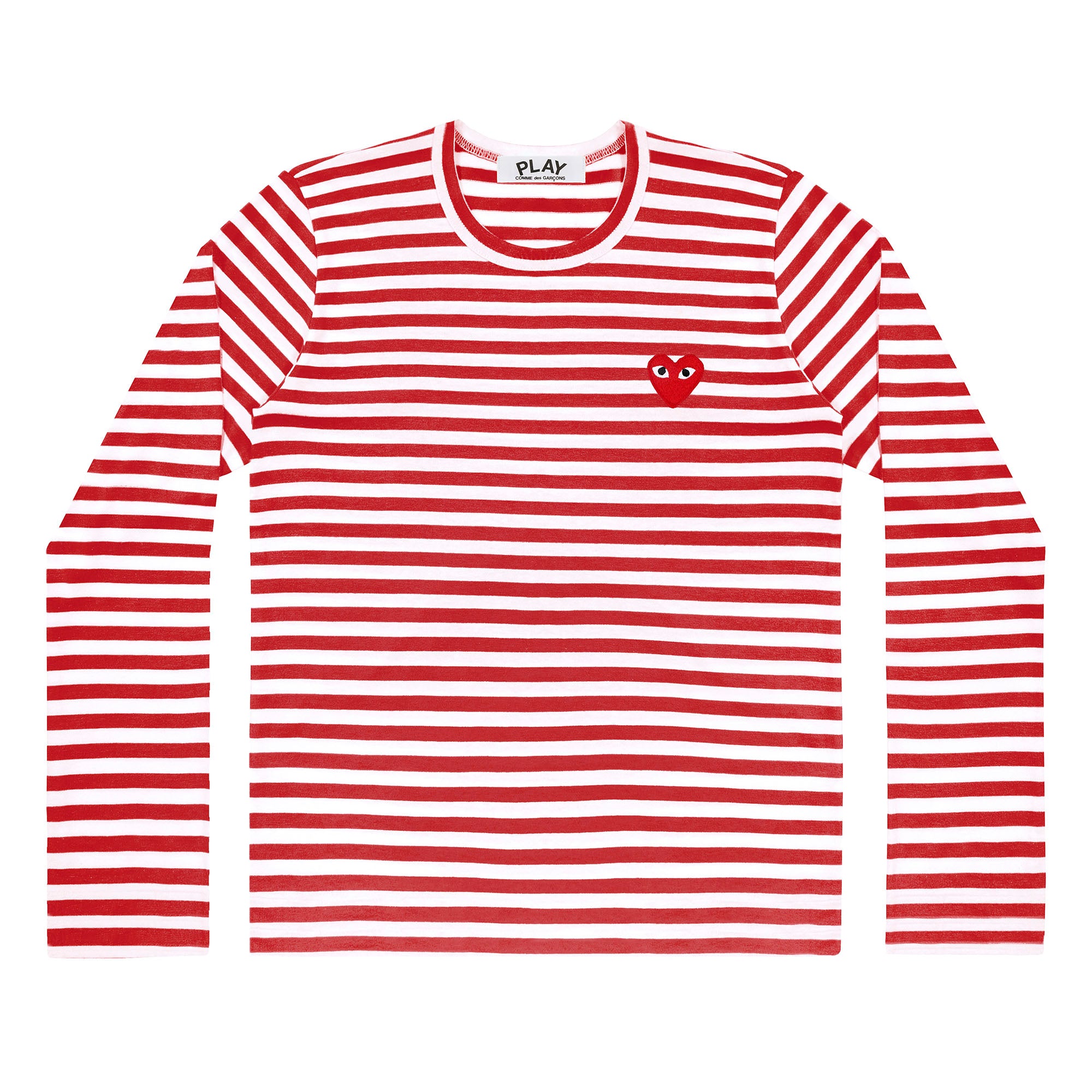 Play Comme des Garçons - Striped T-Shirt - (Red/White)
