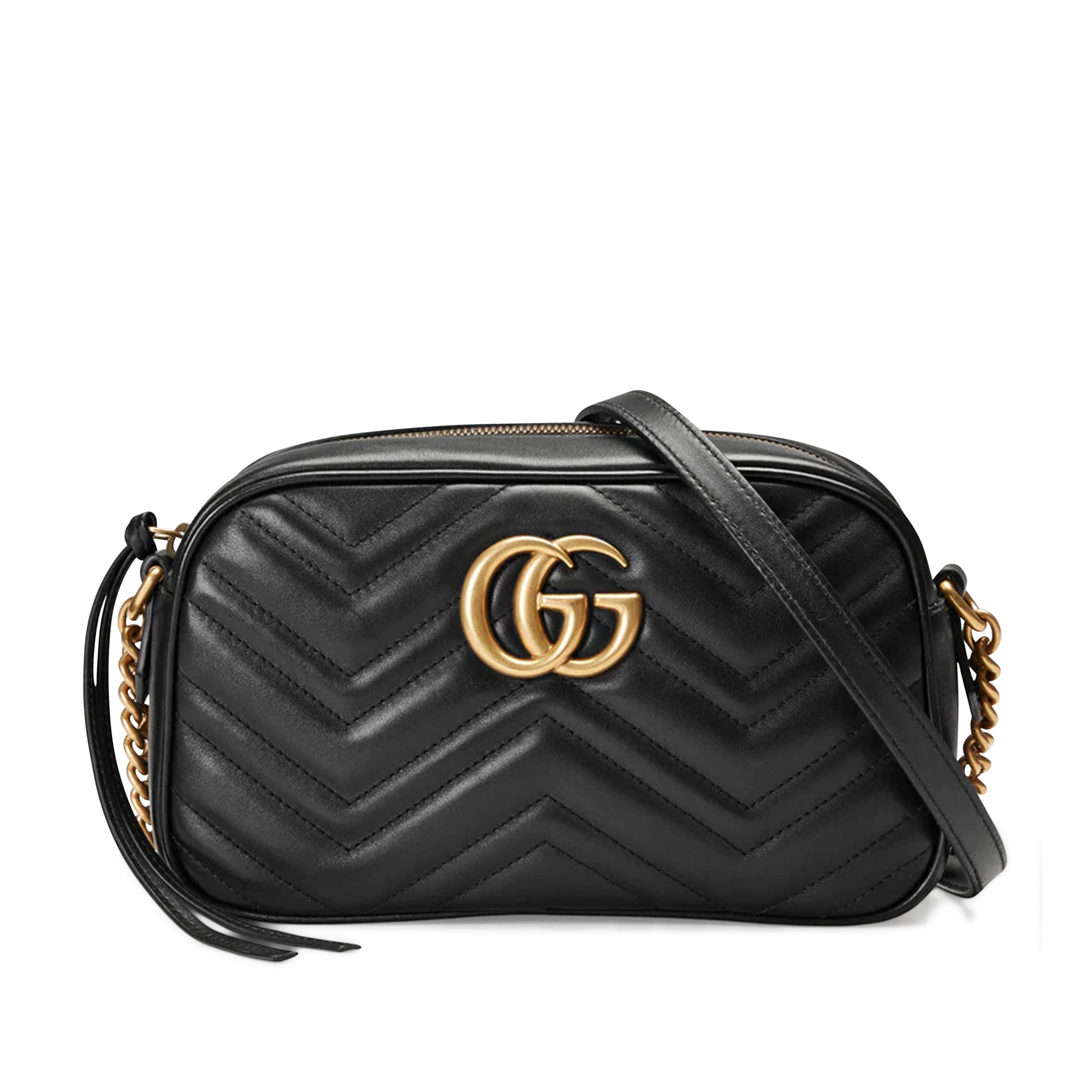 Rent, Gucci, GG marmont matelassé mini bag in black