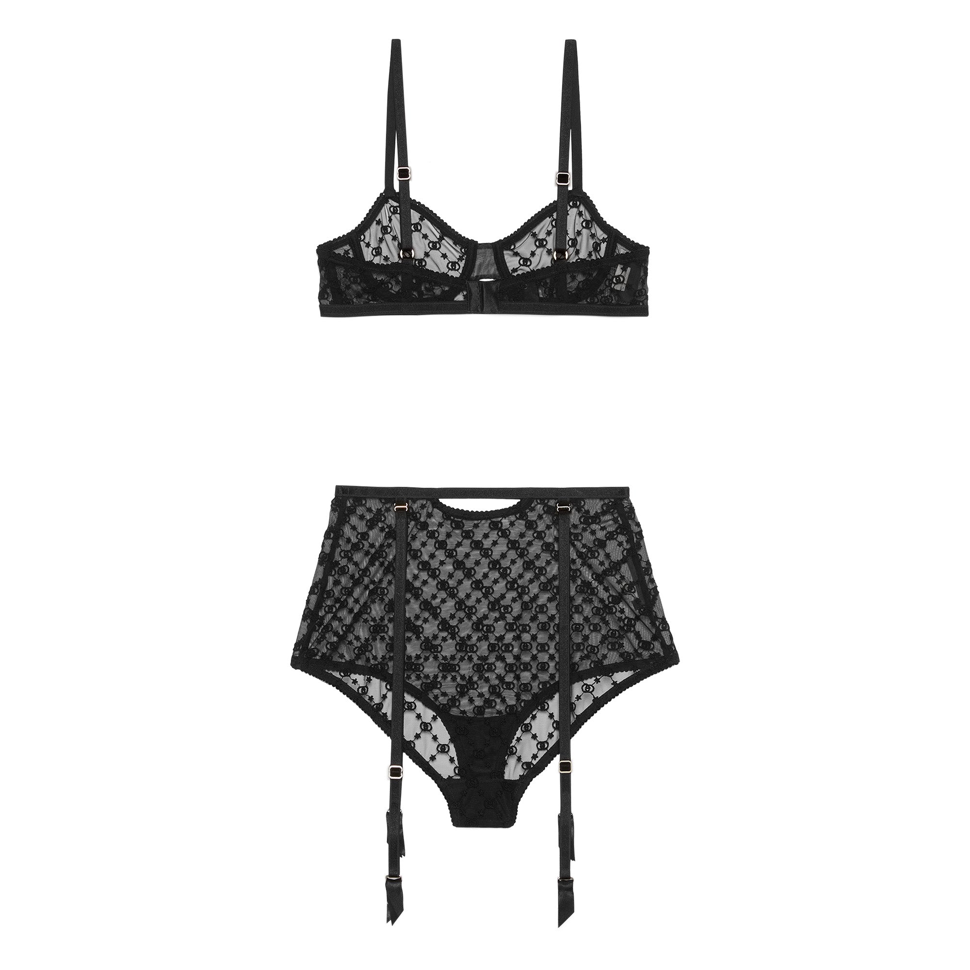 Gucci - GG Star Lingerie Set - (Black) – DSMNY E-SHOP