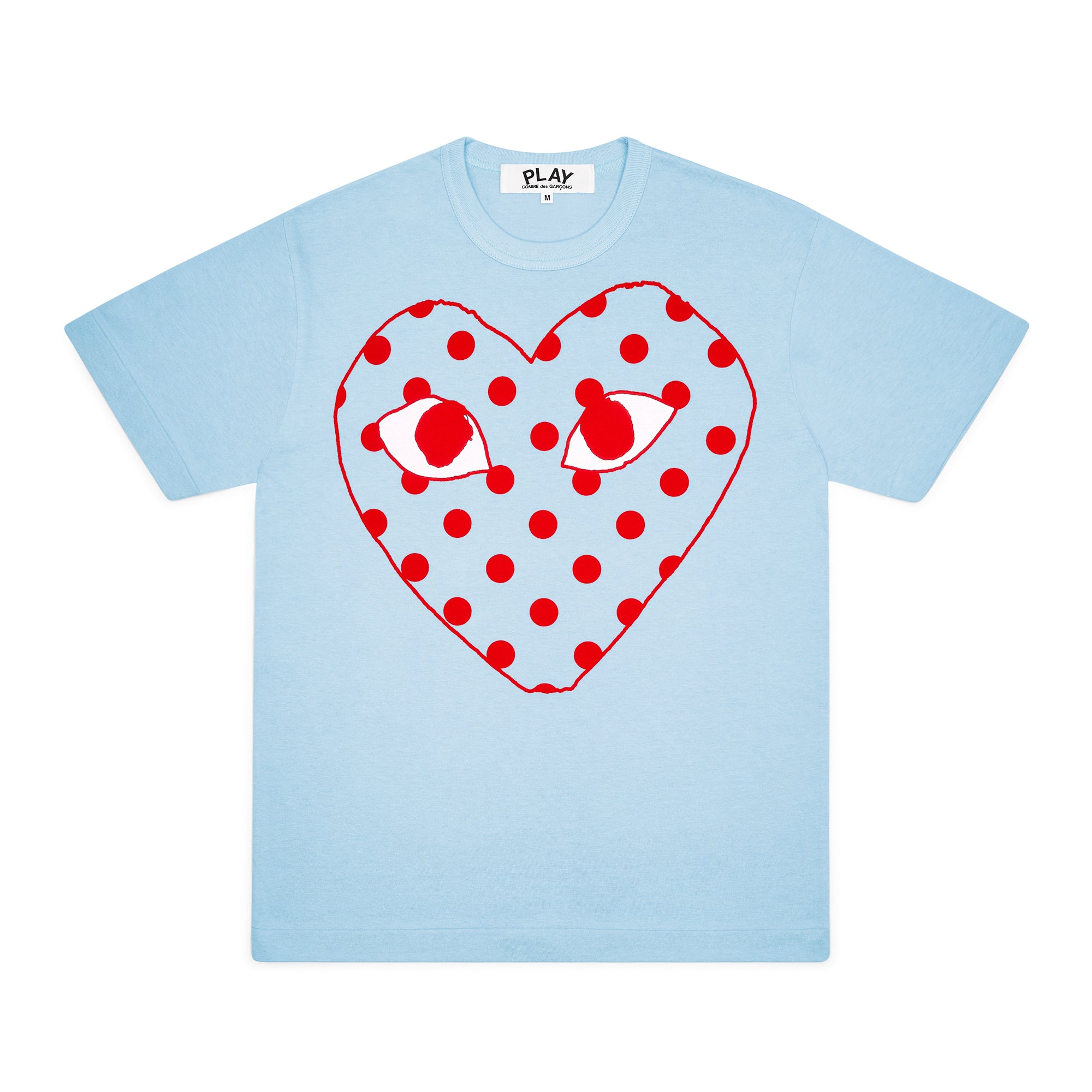 Heart Logo T Shirt Cdg Bleu Comme Des Garcons Blue Heart Shirt Cdg